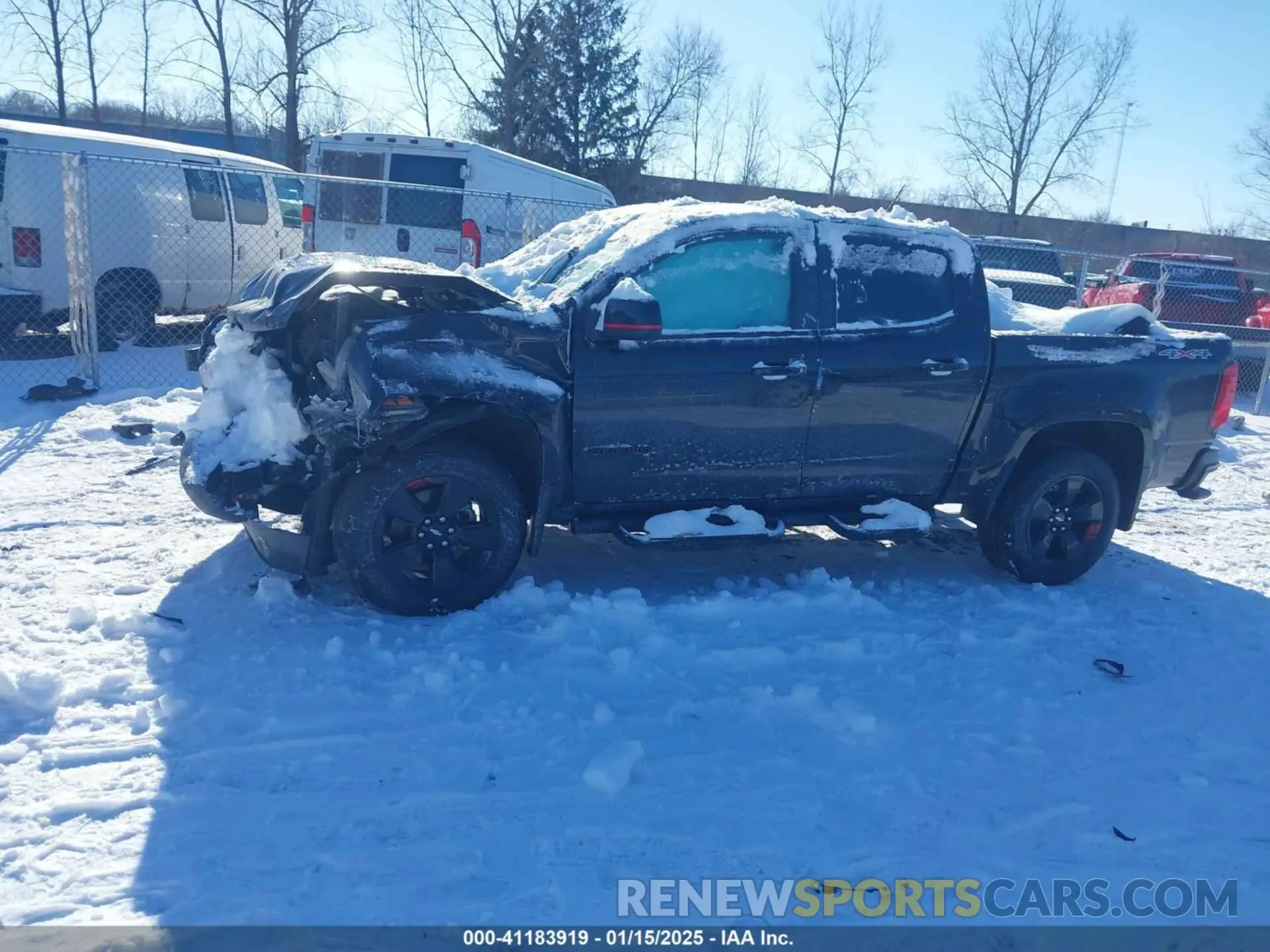 14 fotografías del automóvil dañado 1GCGTCENXN1123852 CHEVROLET COLORADO 2022