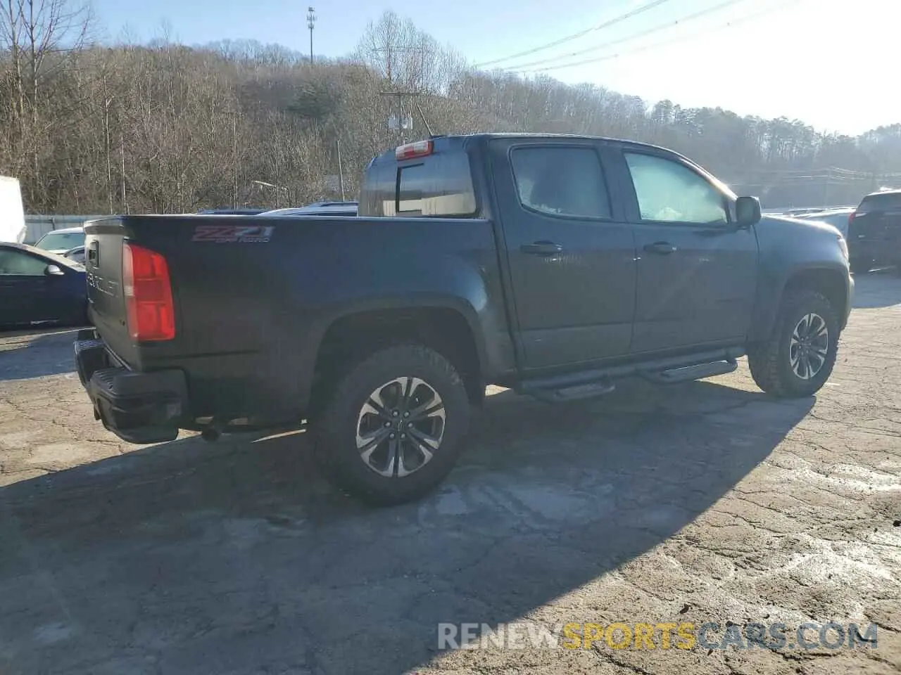 3 fotografías del automóvil dañado 1GCGTDEN0N1299492 CHEVROLET COLORADO 2022