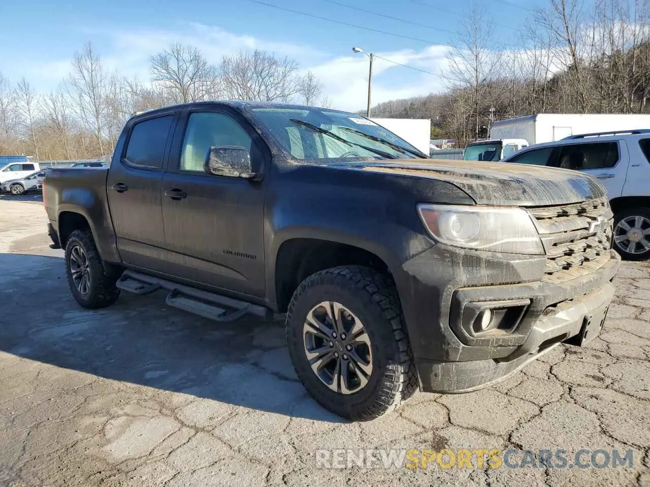 4 fotografías del automóvil dañado 1GCGTDEN0N1299492 CHEVROLET COLORADO 2022