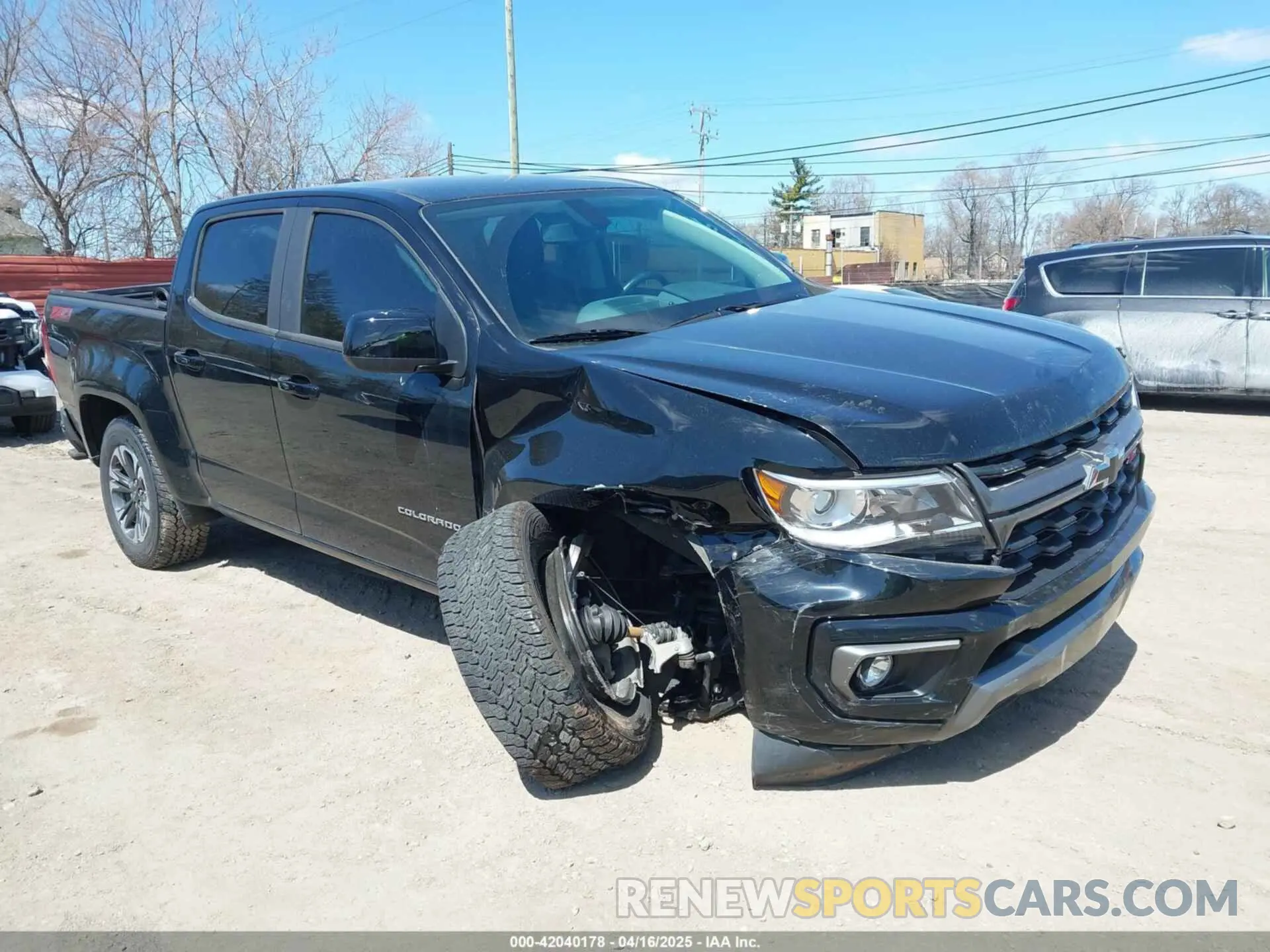 1 fotografías del automóvil dañado 1GCGTDEN0N1332958 CHEVROLET COLORADO 2022