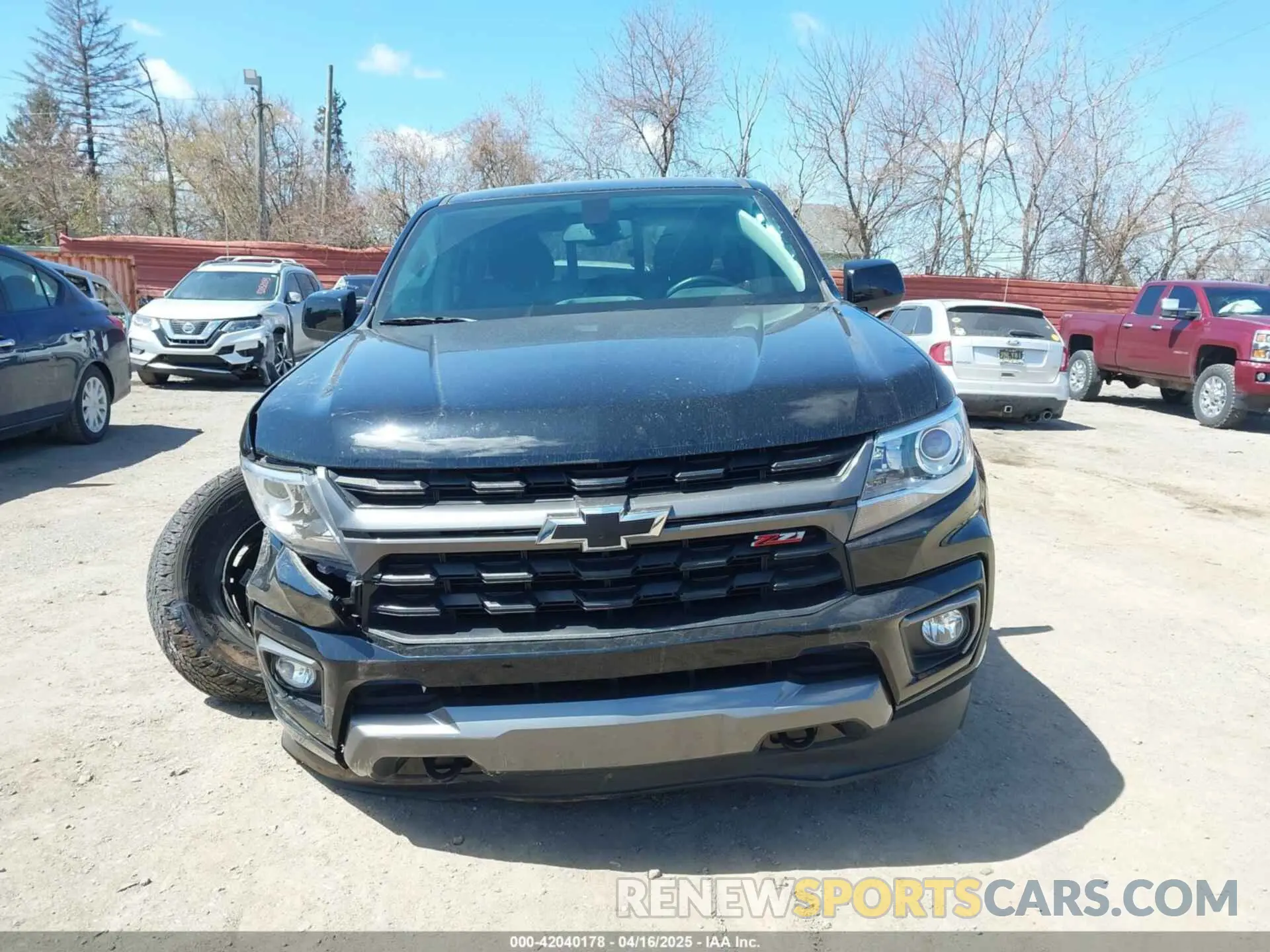 12 fotografías del automóvil dañado 1GCGTDEN0N1332958 CHEVROLET COLORADO 2022