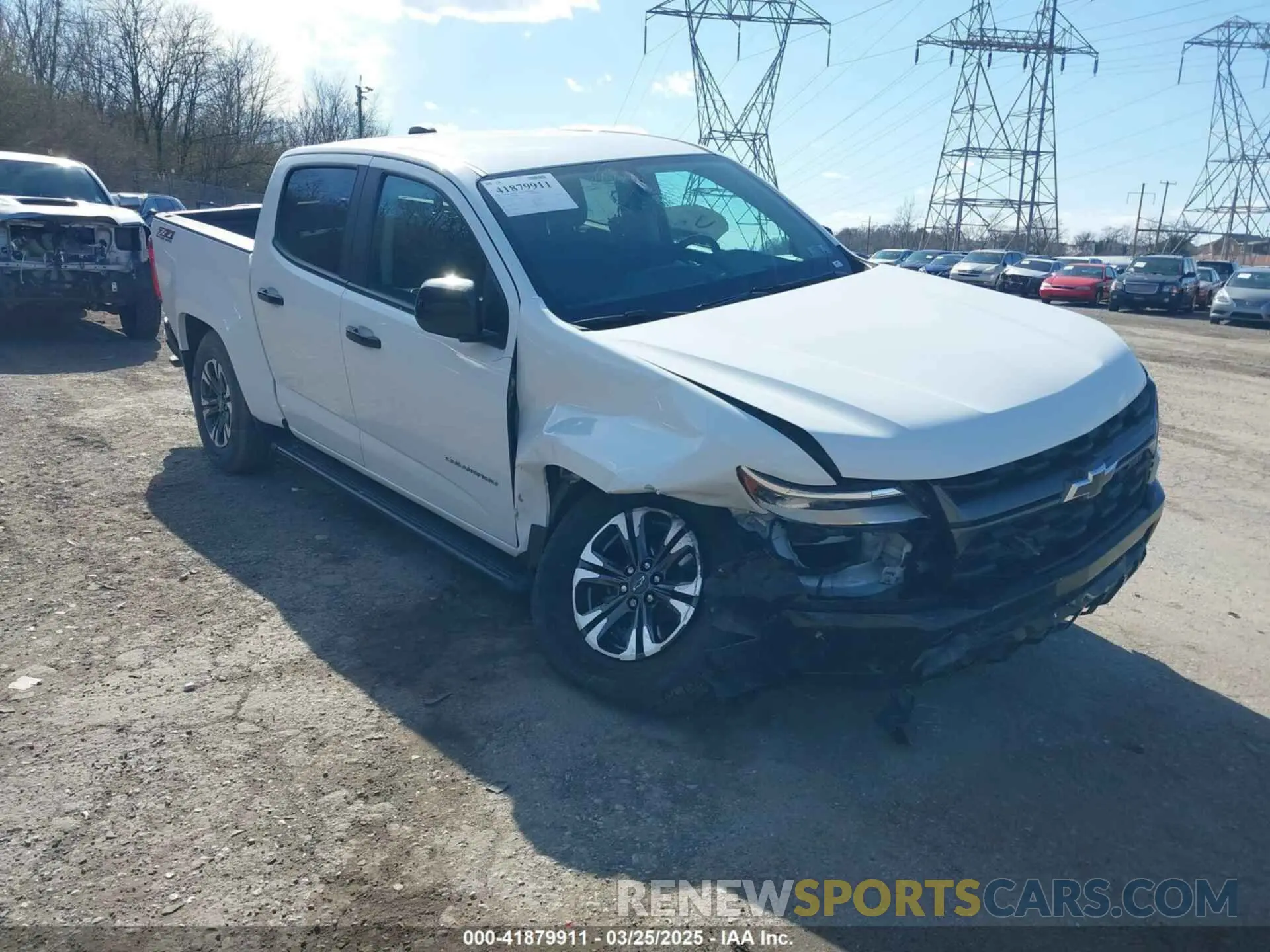 1 fotografías del automóvil dañado 1GCGTDEN4N1274546 CHEVROLET COLORADO 2022