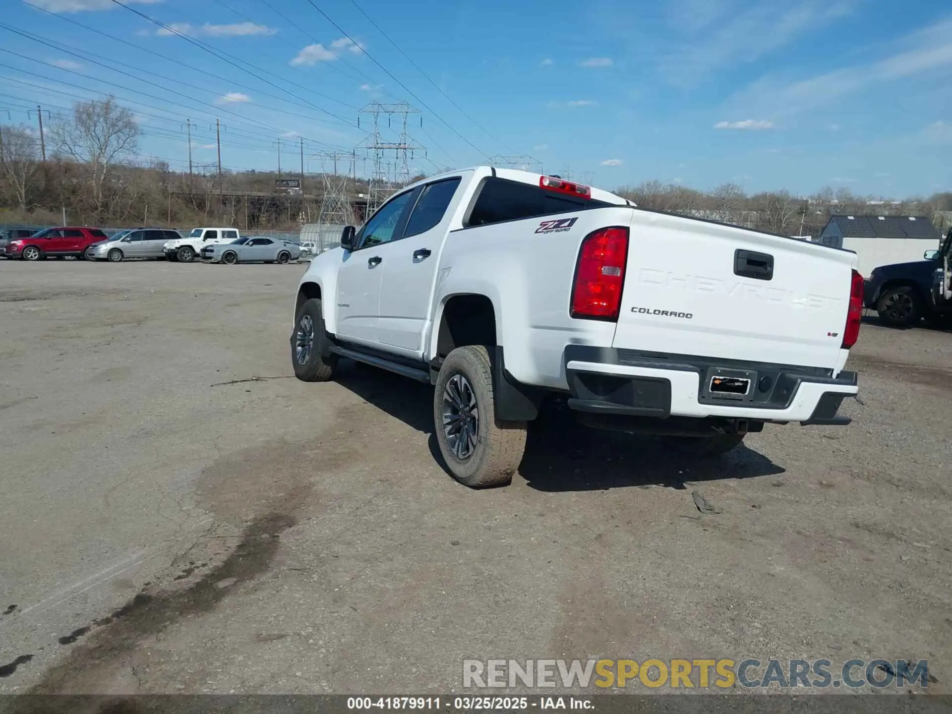 3 fotografías del automóvil dañado 1GCGTDEN4N1274546 CHEVROLET COLORADO 2022