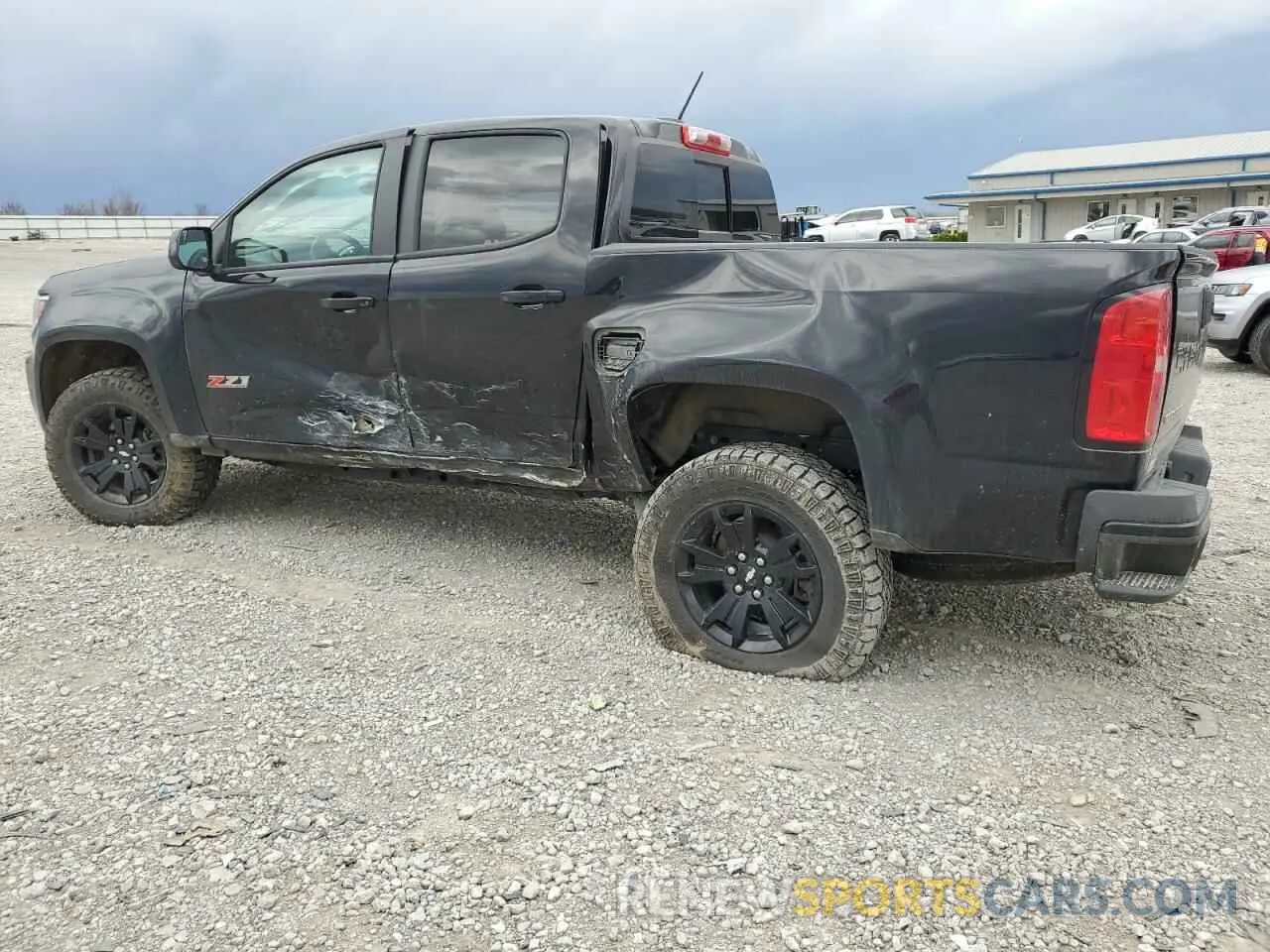 2 fotografías del automóvil dañado 1GCGTDEN4N1278161 CHEVROLET COLORADO 2022
