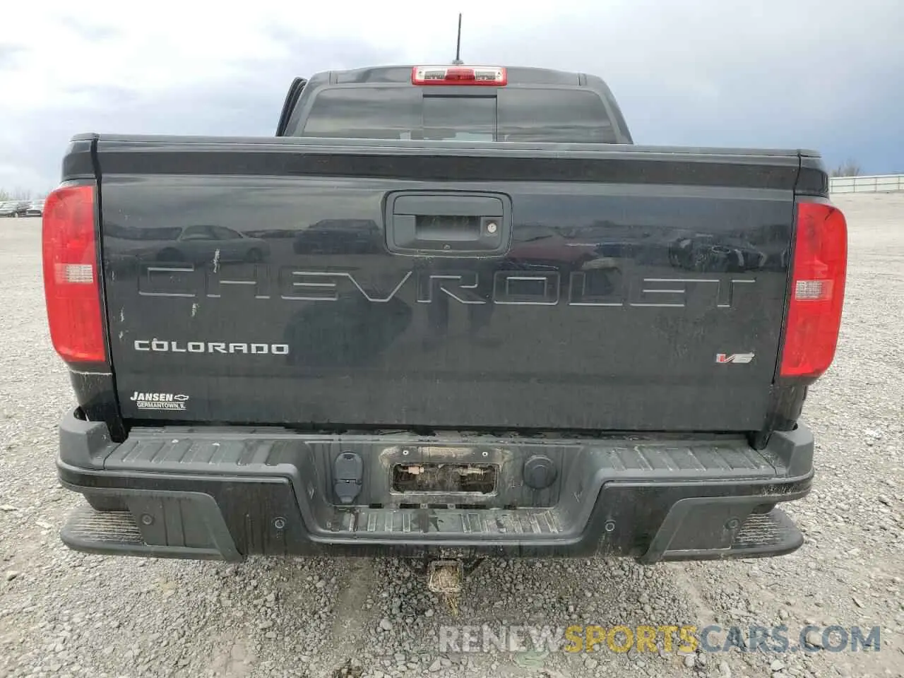 6 fotografías del automóvil dañado 1GCGTDEN4N1278161 CHEVROLET COLORADO 2022