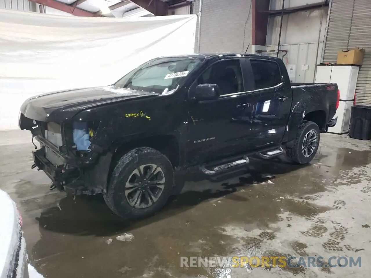 1 fotografías del automóvil dañado 1GCGTDEN5N1100422 CHEVROLET COLORADO 2022