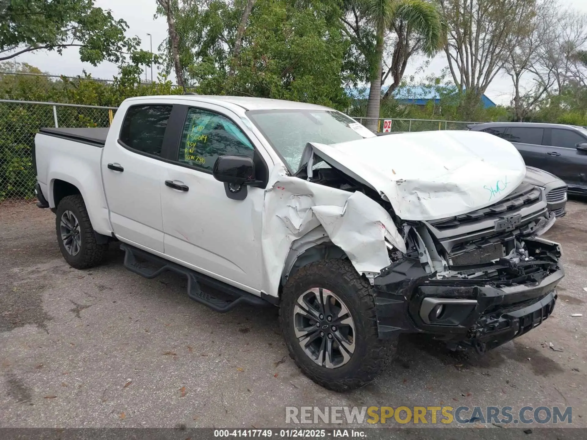 1 fotografías del automóvil dañado 1GCGTDEN7N1332410 CHEVROLET COLORADO 2022