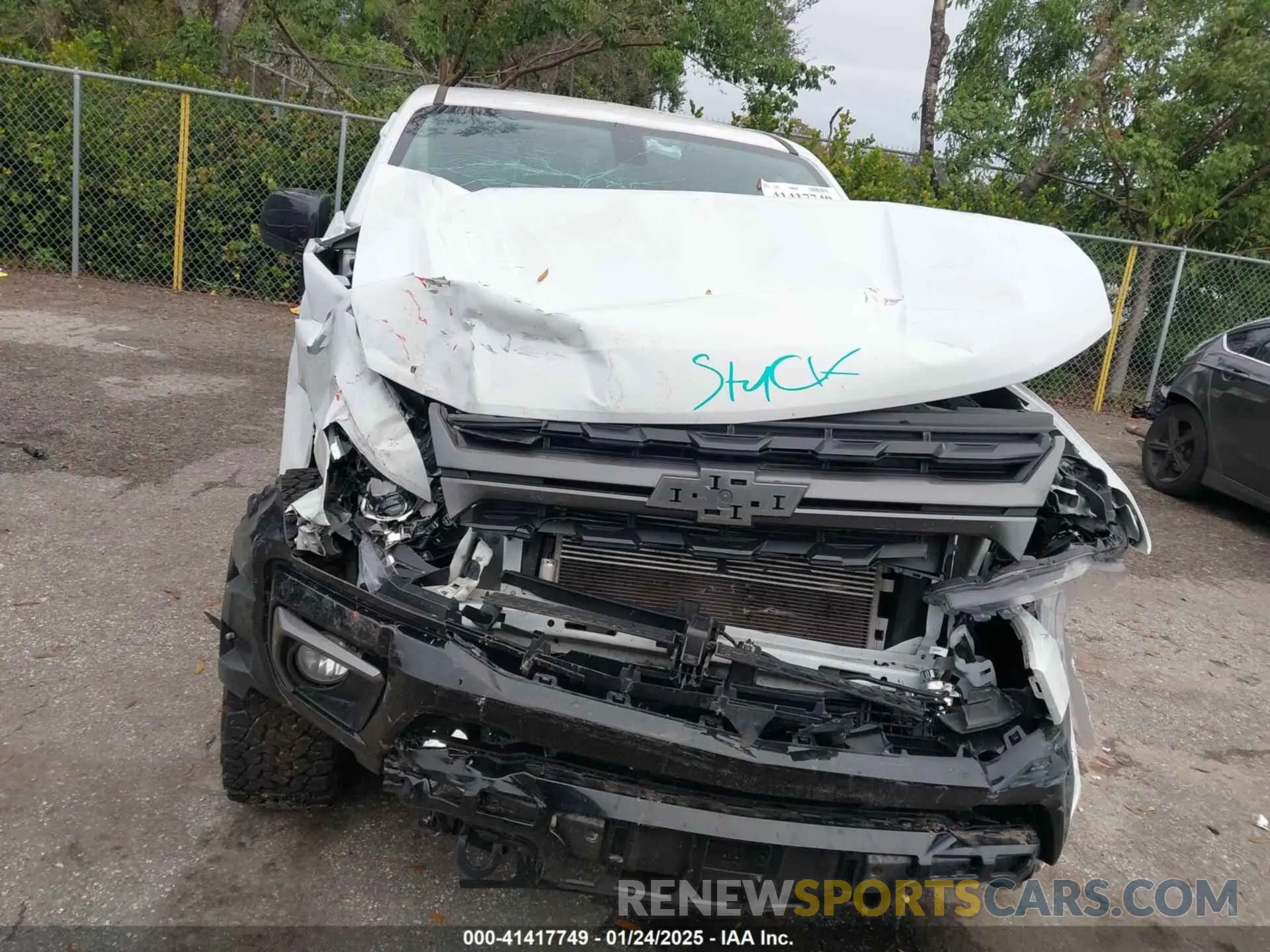 12 fotografías del automóvil dañado 1GCGTDEN7N1332410 CHEVROLET COLORADO 2022