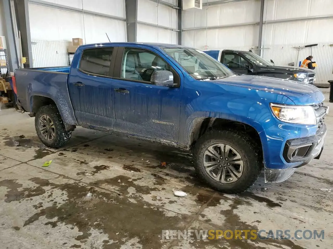 4 fotografías del automóvil dañado 1GCGTDEN9N1286899 CHEVROLET COLORADO 2022