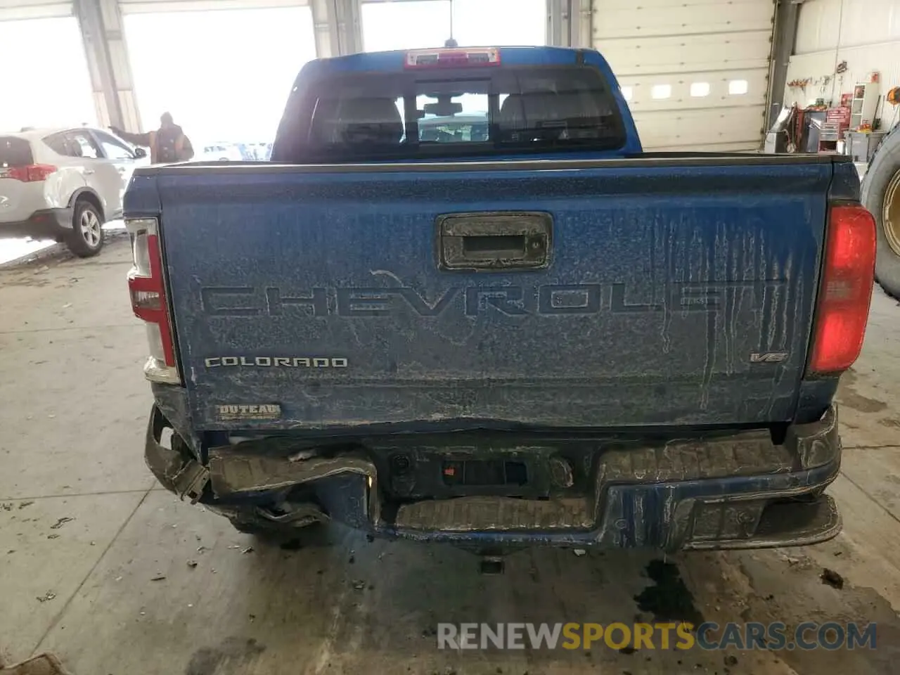 6 fotografías del automóvil dañado 1GCGTDEN9N1286899 CHEVROLET COLORADO 2022