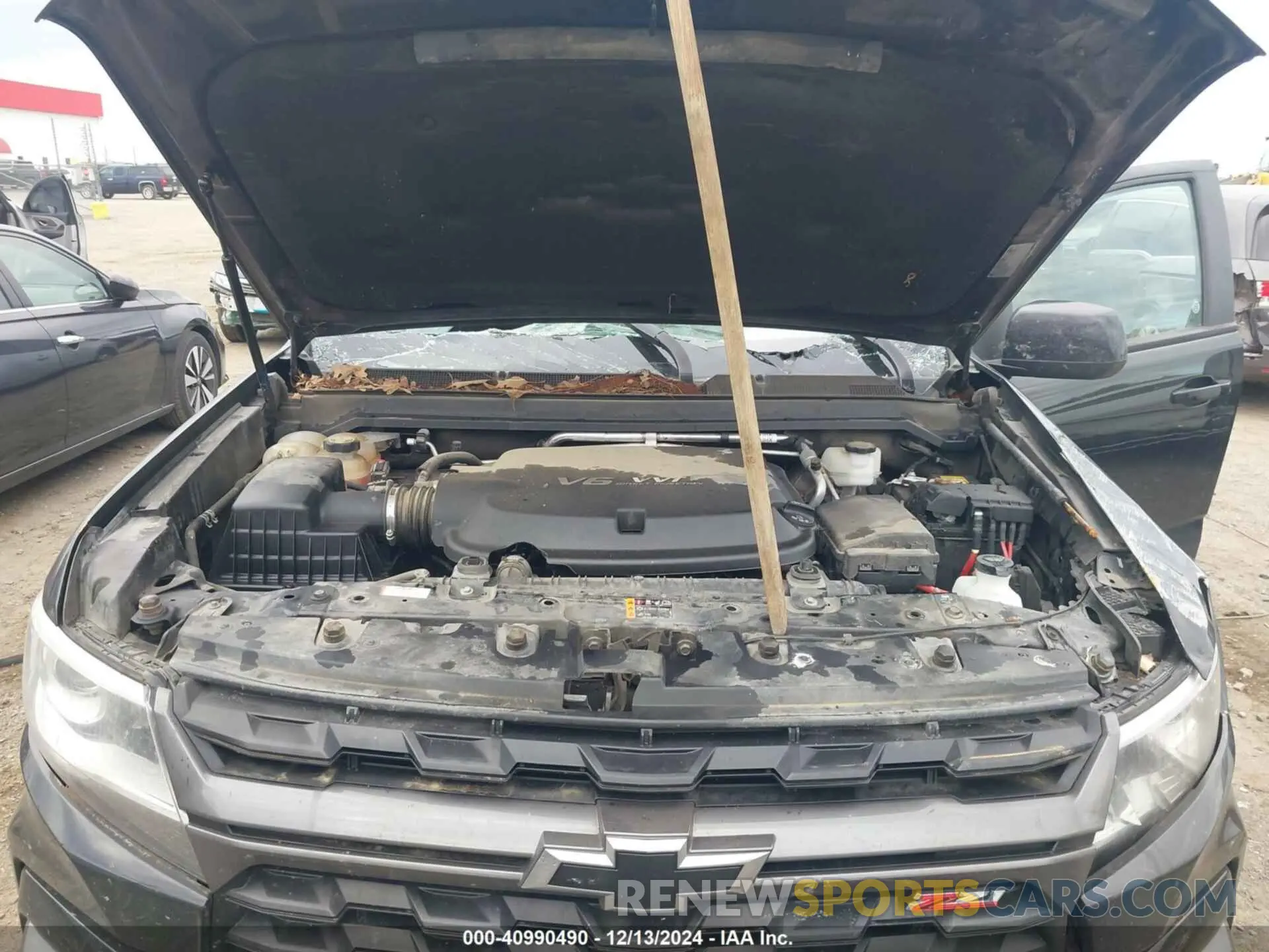10 fotografías del automóvil dañado 1GCGTDENXN1136509 CHEVROLET COLORADO 2022