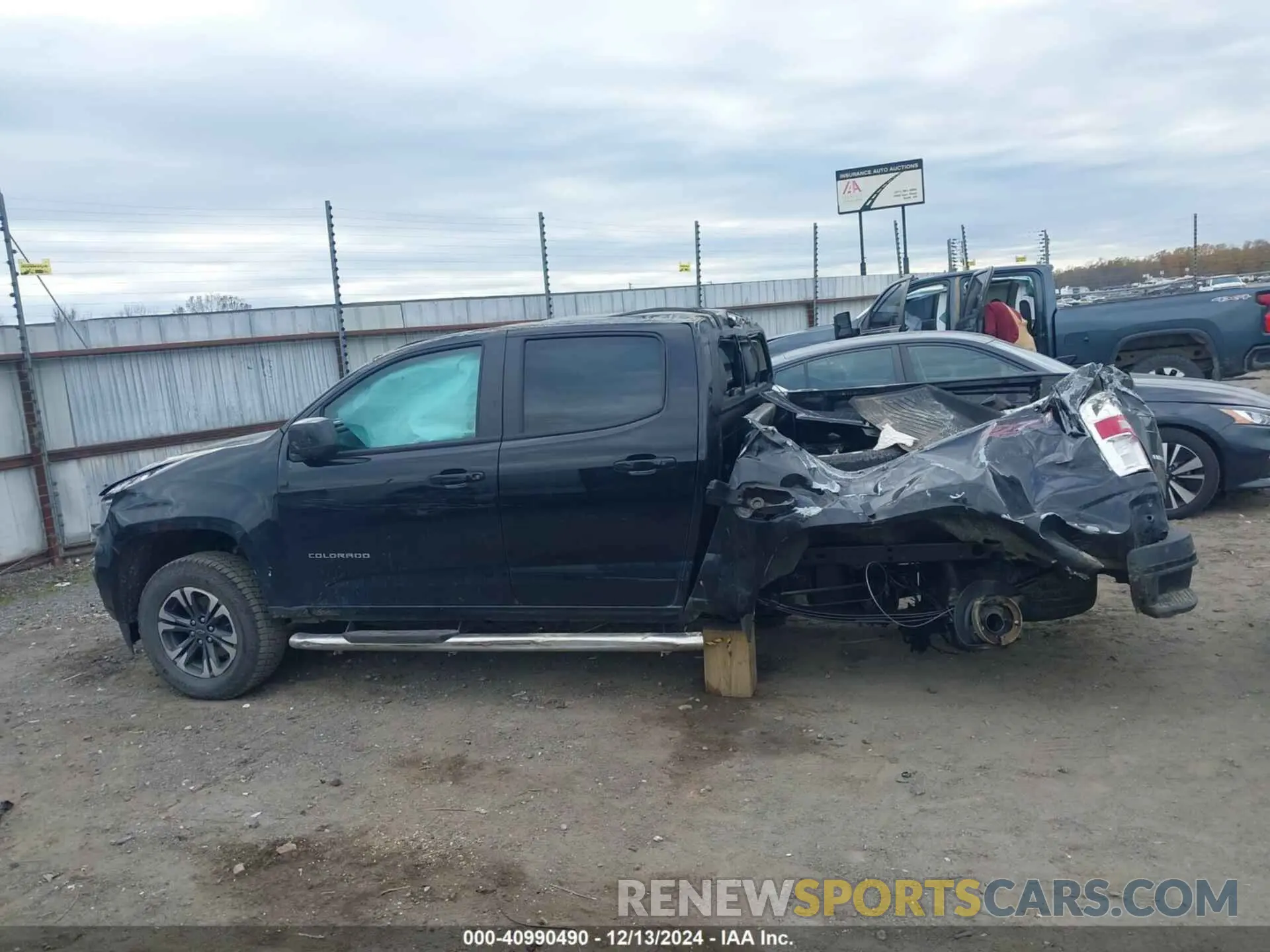 14 fotografías del automóvil dañado 1GCGTDENXN1136509 CHEVROLET COLORADO 2022