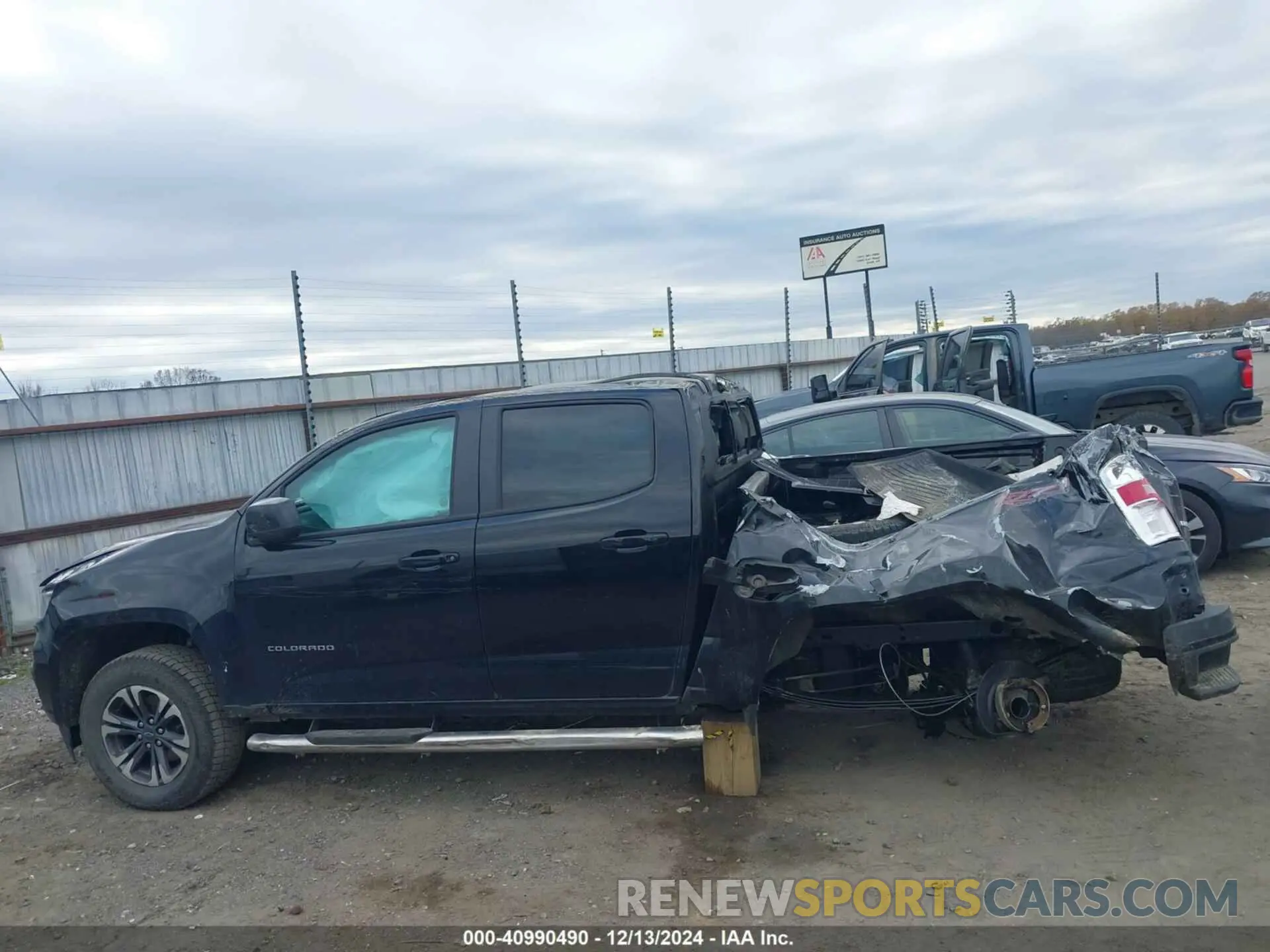 19 fotografías del automóvil dañado 1GCGTDENXN1136509 CHEVROLET COLORADO 2022