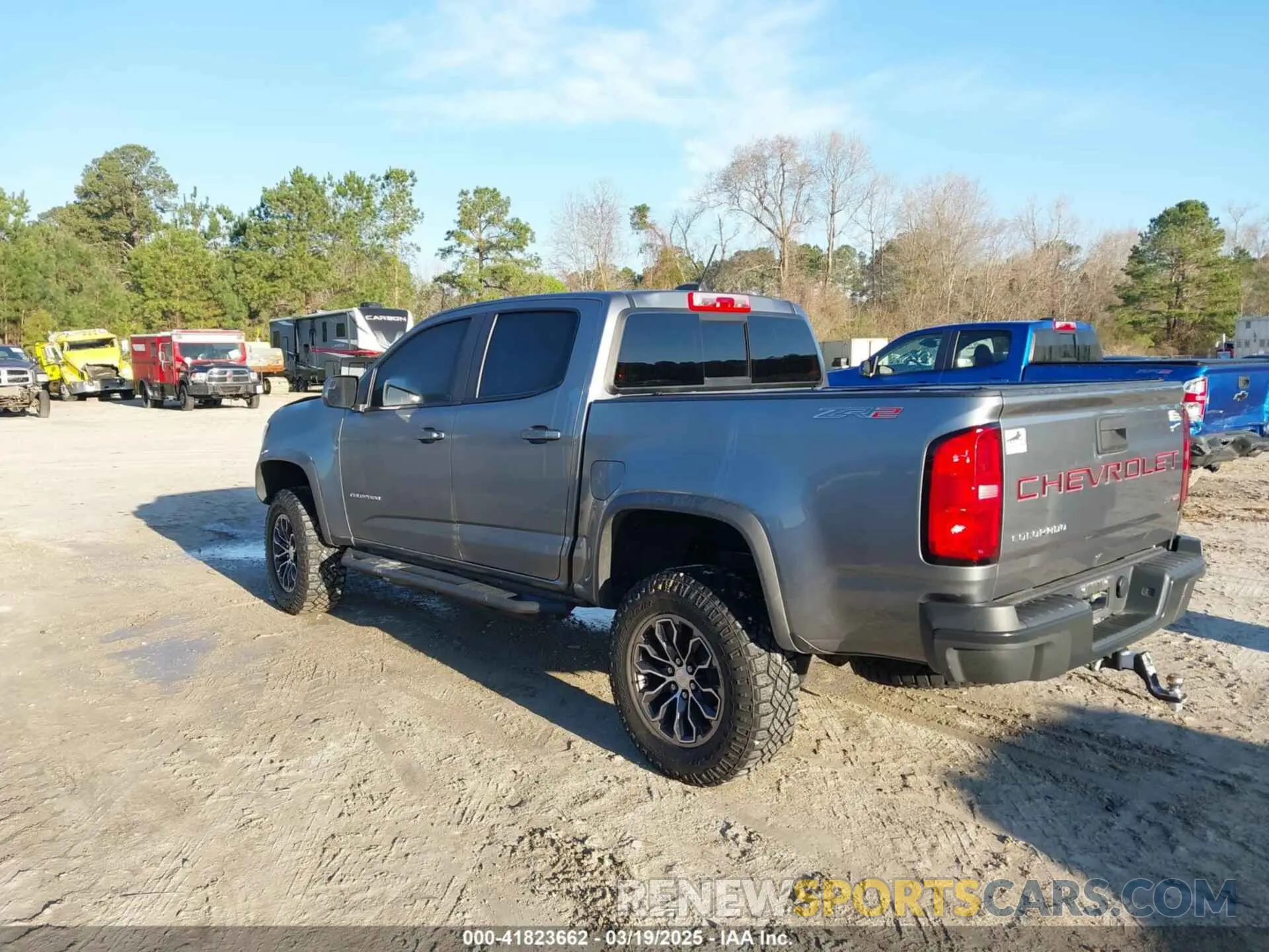 3 fotografías del automóvil dañado 1GCGTEEN0N1305930 CHEVROLET COLORADO 2022