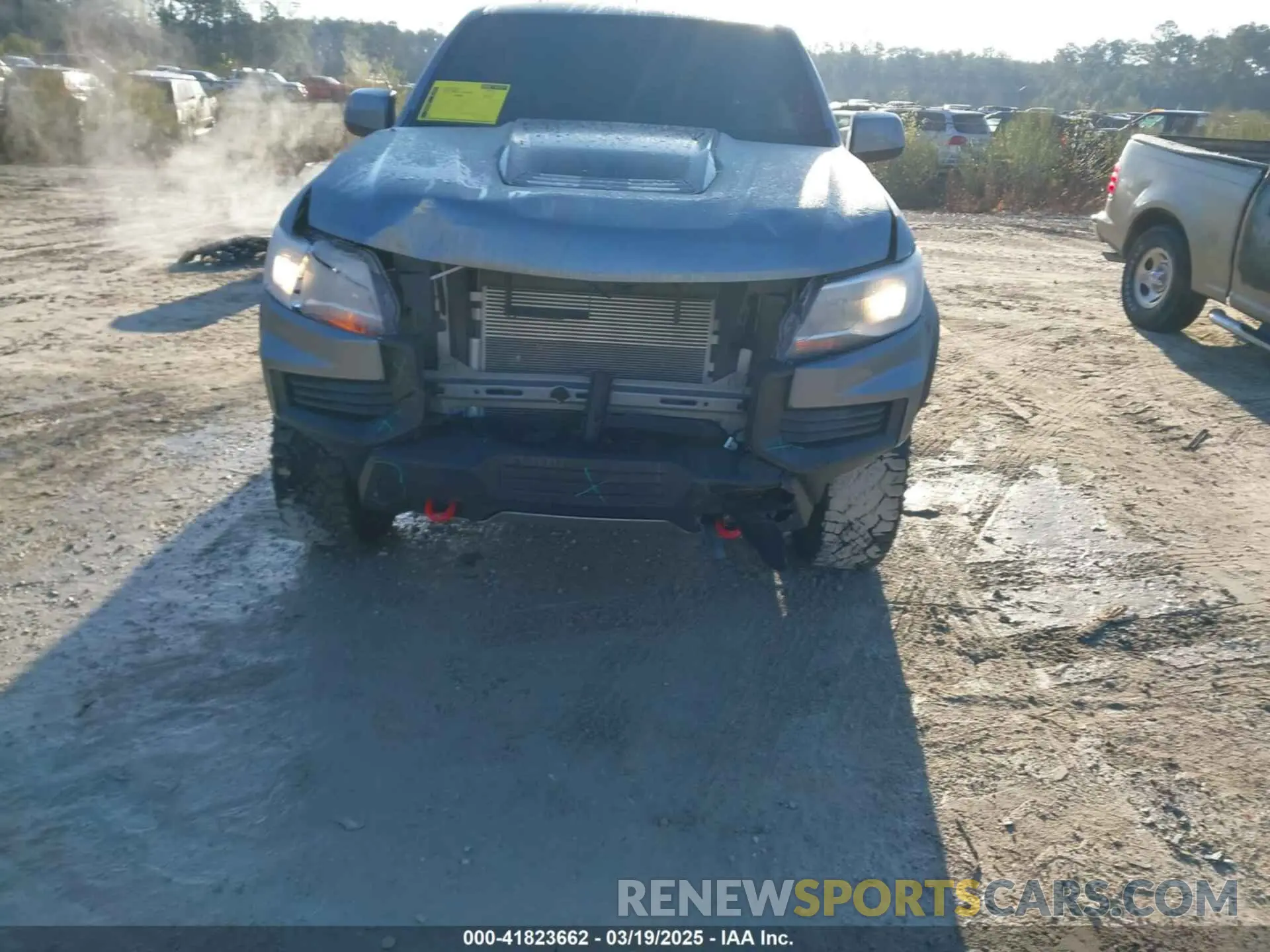 6 fotografías del automóvil dañado 1GCGTEEN0N1305930 CHEVROLET COLORADO 2022