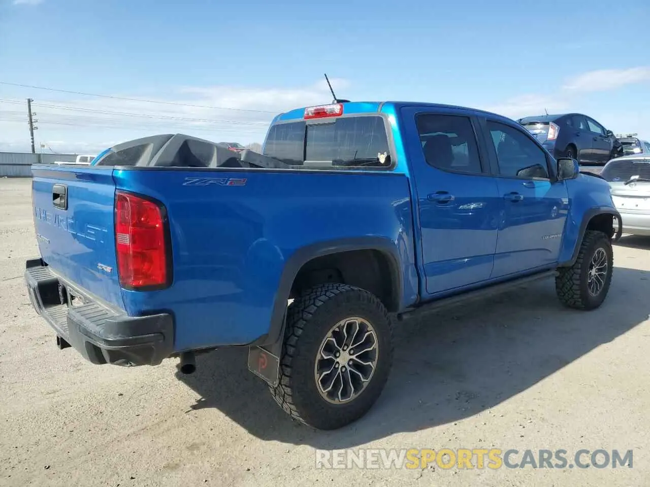 3 fotografías del automóvil dañado 1GCGTEEN0N1309640 CHEVROLET COLORADO 2022
