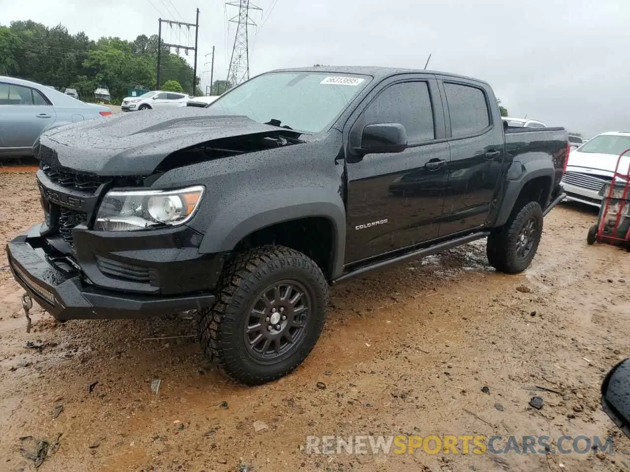 1 fotografías del automóvil dañado 1GCGTEEN1N1149848 CHEVROLET COLORADO 2022
