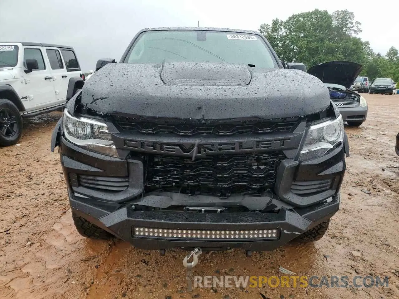 5 fotografías del automóvil dañado 1GCGTEEN1N1149848 CHEVROLET COLORADO 2022