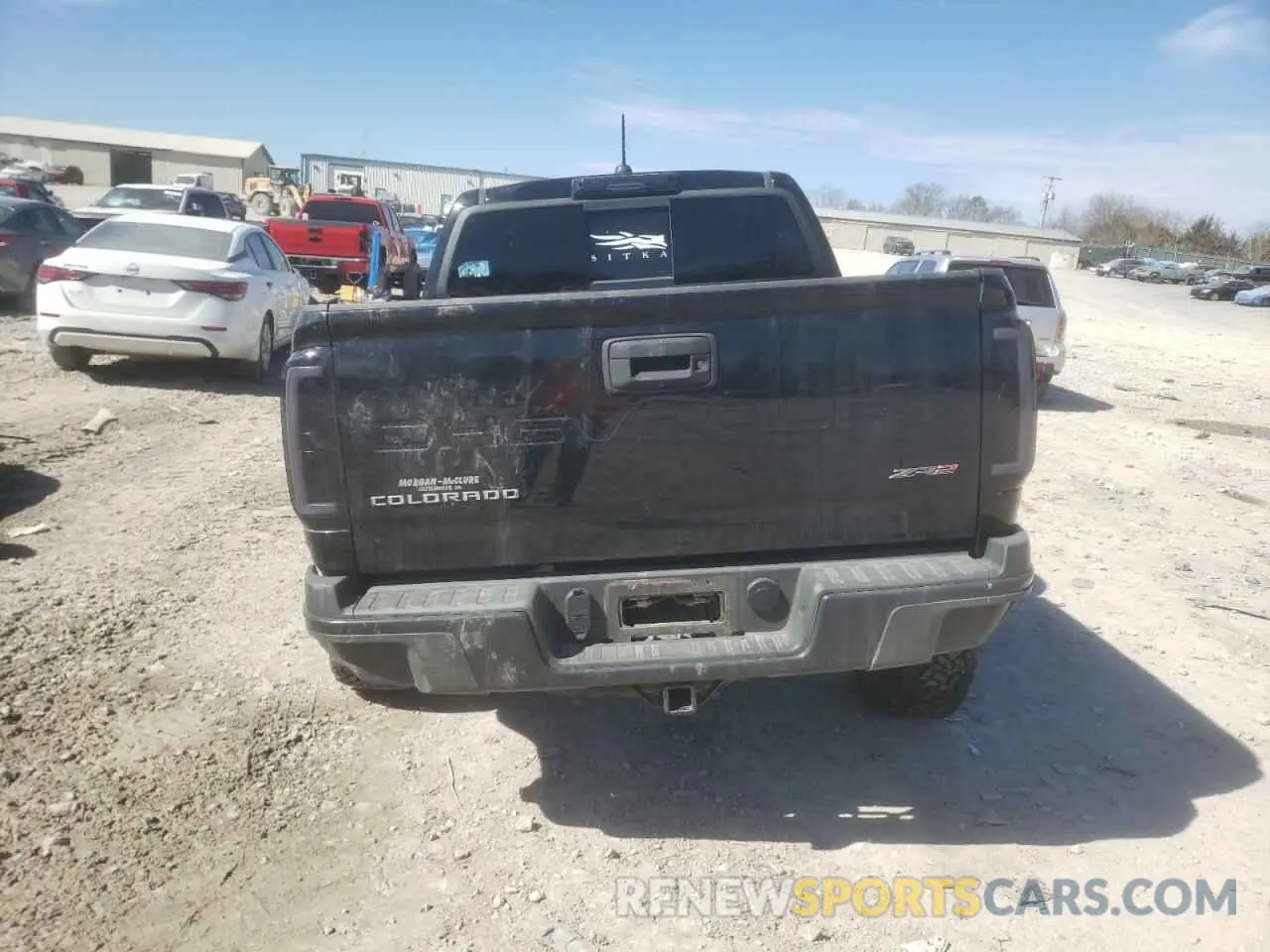 6 fotografías del automóvil dañado 1GCGTEEN5N1255008 CHEVROLET COLORADO 2022