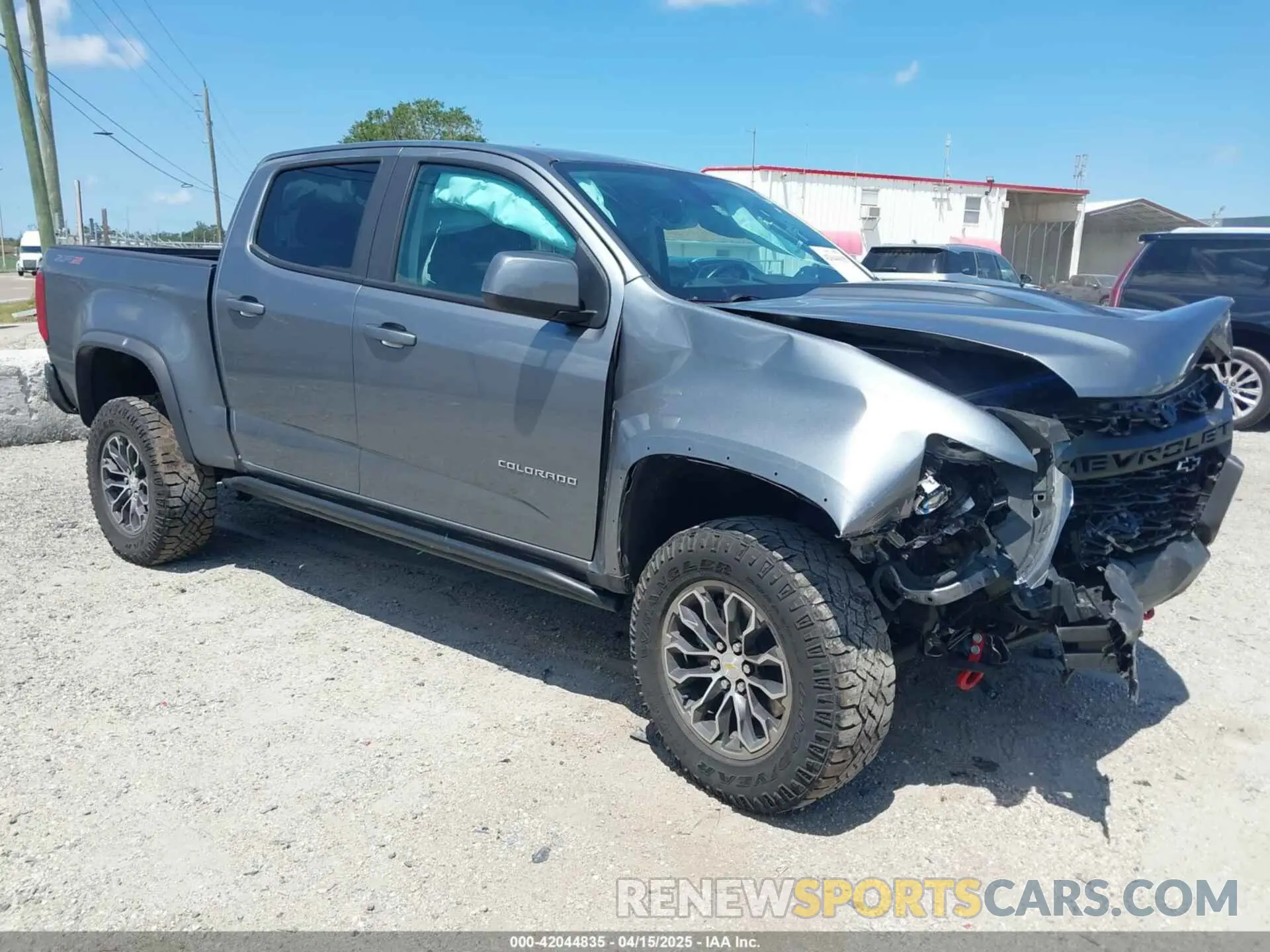 1 fotografías del automóvil dañado 1GCGTEEN7N1224682 CHEVROLET COLORADO 2022