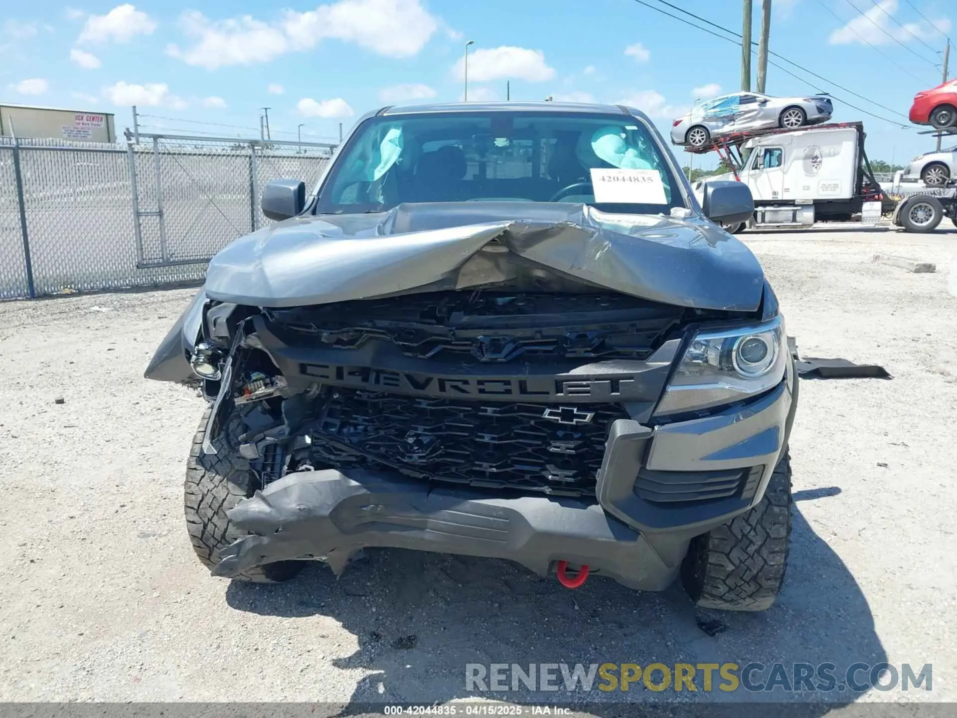 12 fotografías del automóvil dañado 1GCGTEEN7N1224682 CHEVROLET COLORADO 2022
