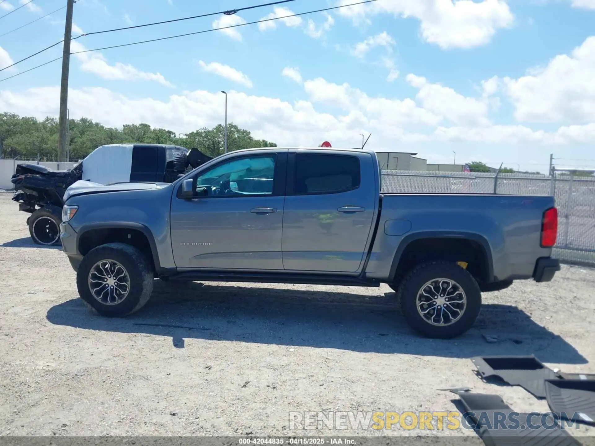 14 fotografías del automóvil dañado 1GCGTEEN7N1224682 CHEVROLET COLORADO 2022