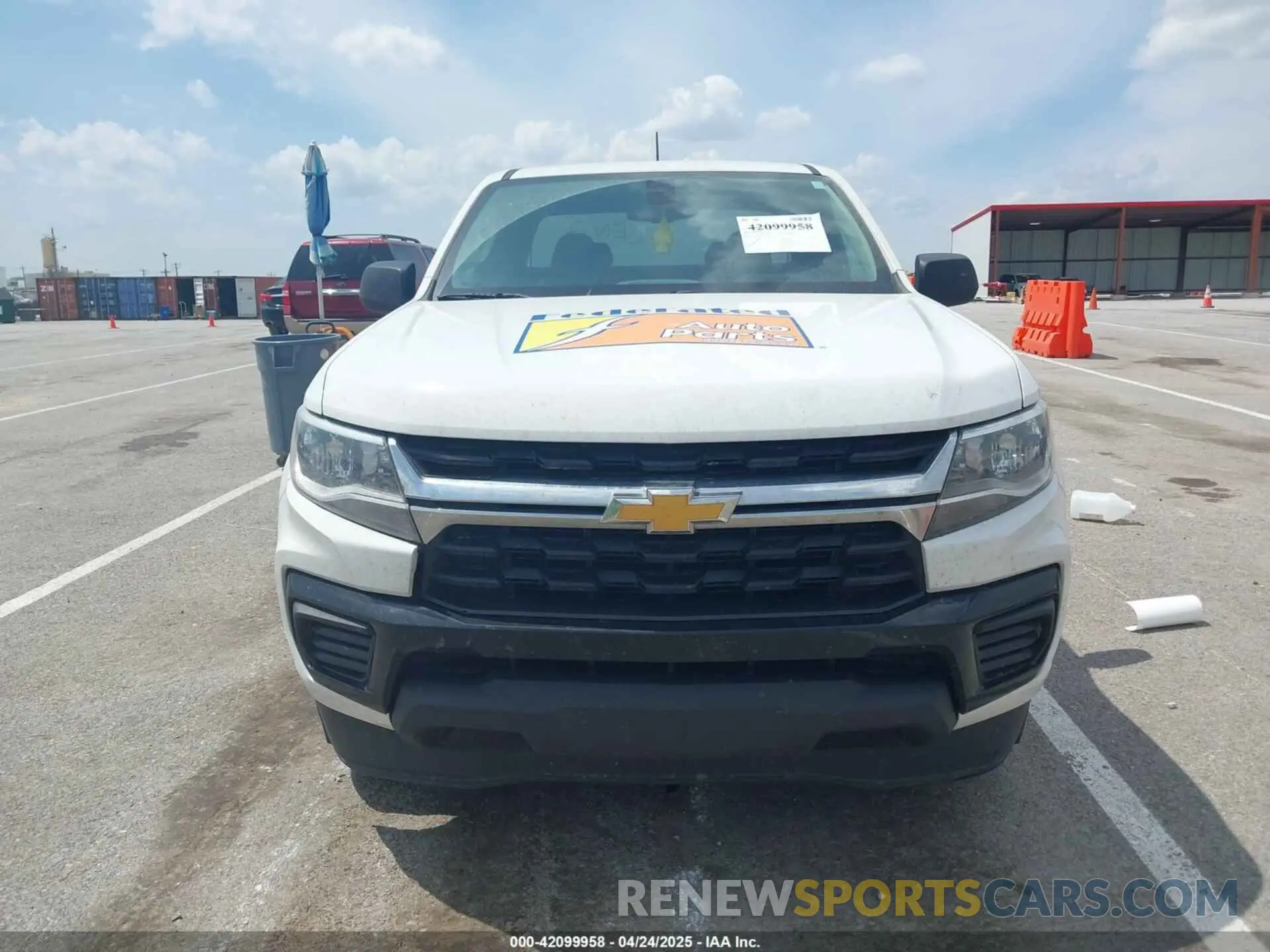 12 fotografías del automóvil dañado 1GCHSBEA0N1125804 CHEVROLET COLORADO 2022