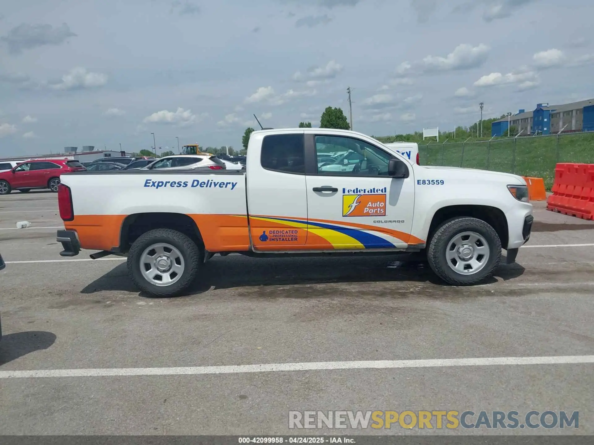 13 fotografías del automóvil dañado 1GCHSBEA0N1125804 CHEVROLET COLORADO 2022