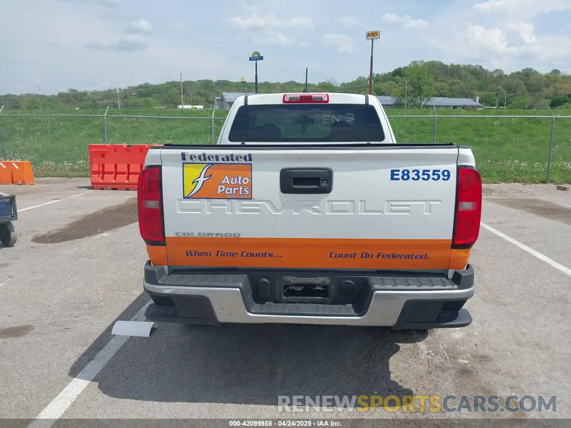 16 fotografías del automóvil dañado 1GCHSBEA0N1125804 CHEVROLET COLORADO 2022