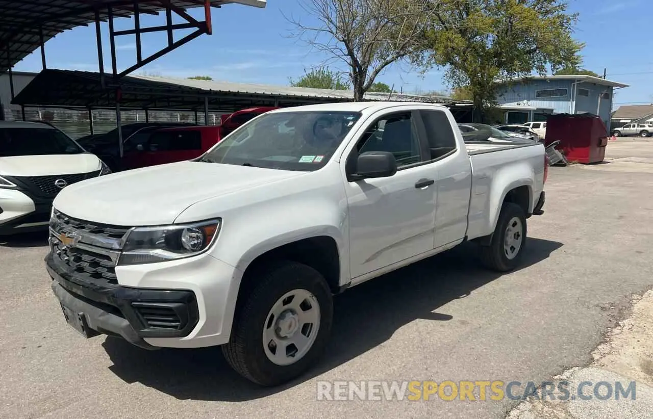 2 fotografías del automóvil dañado 1GCHSBEA5N1234355 CHEVROLET COLORADO 2022
