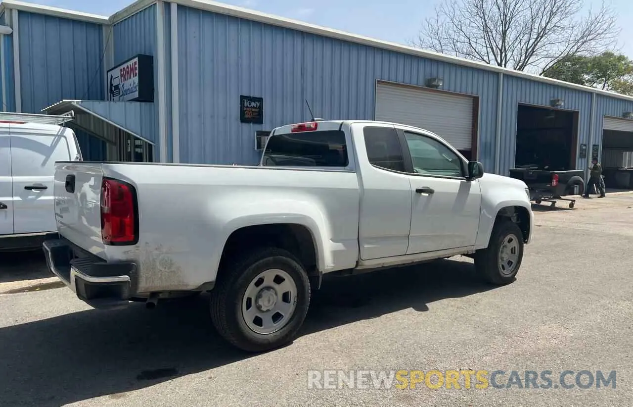 4 fotografías del automóvil dañado 1GCHSBEA5N1234355 CHEVROLET COLORADO 2022
