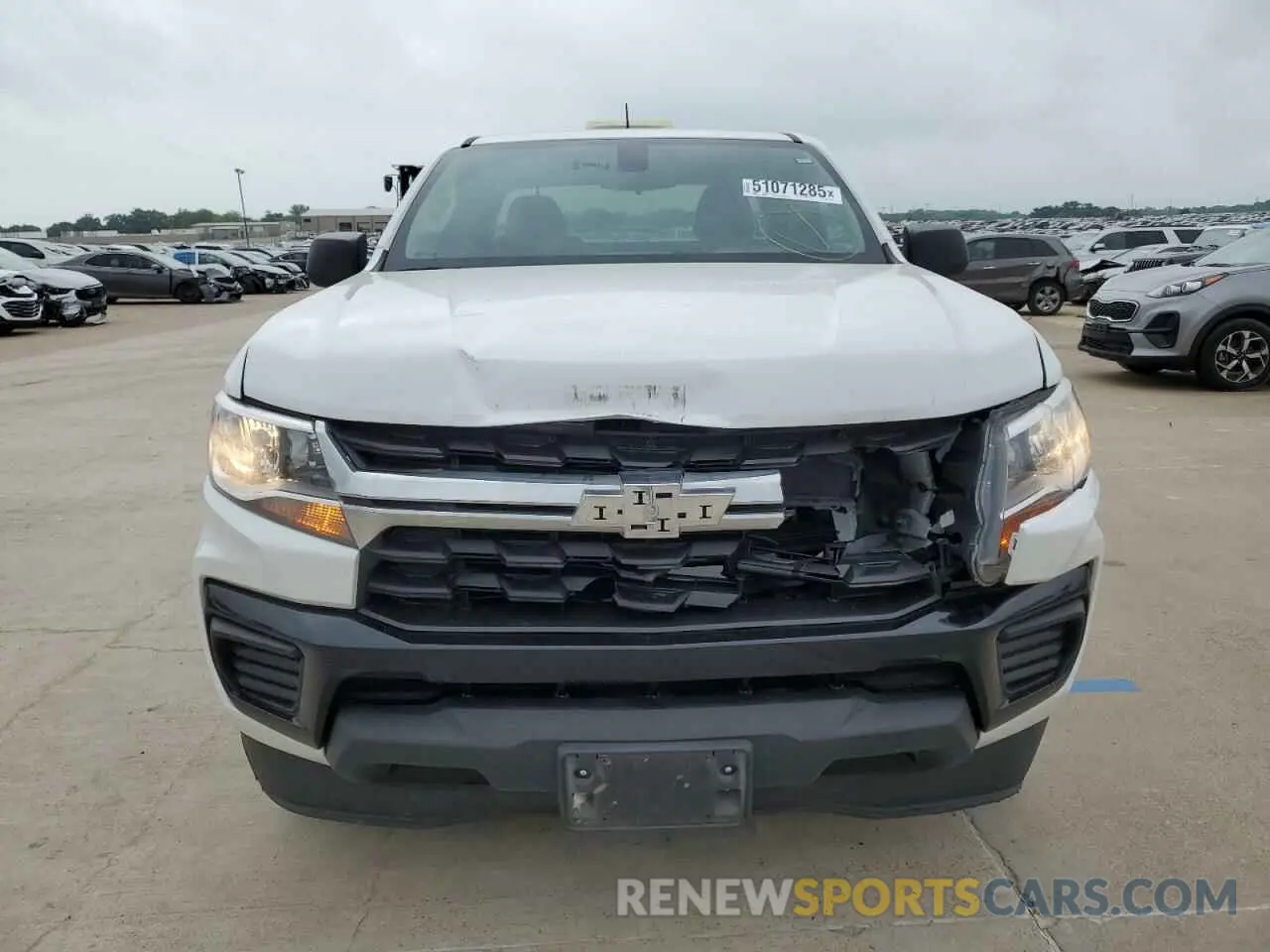 5 fotografías del automóvil dañado 1GCHSBEA8N1140518 CHEVROLET COLORADO 2022