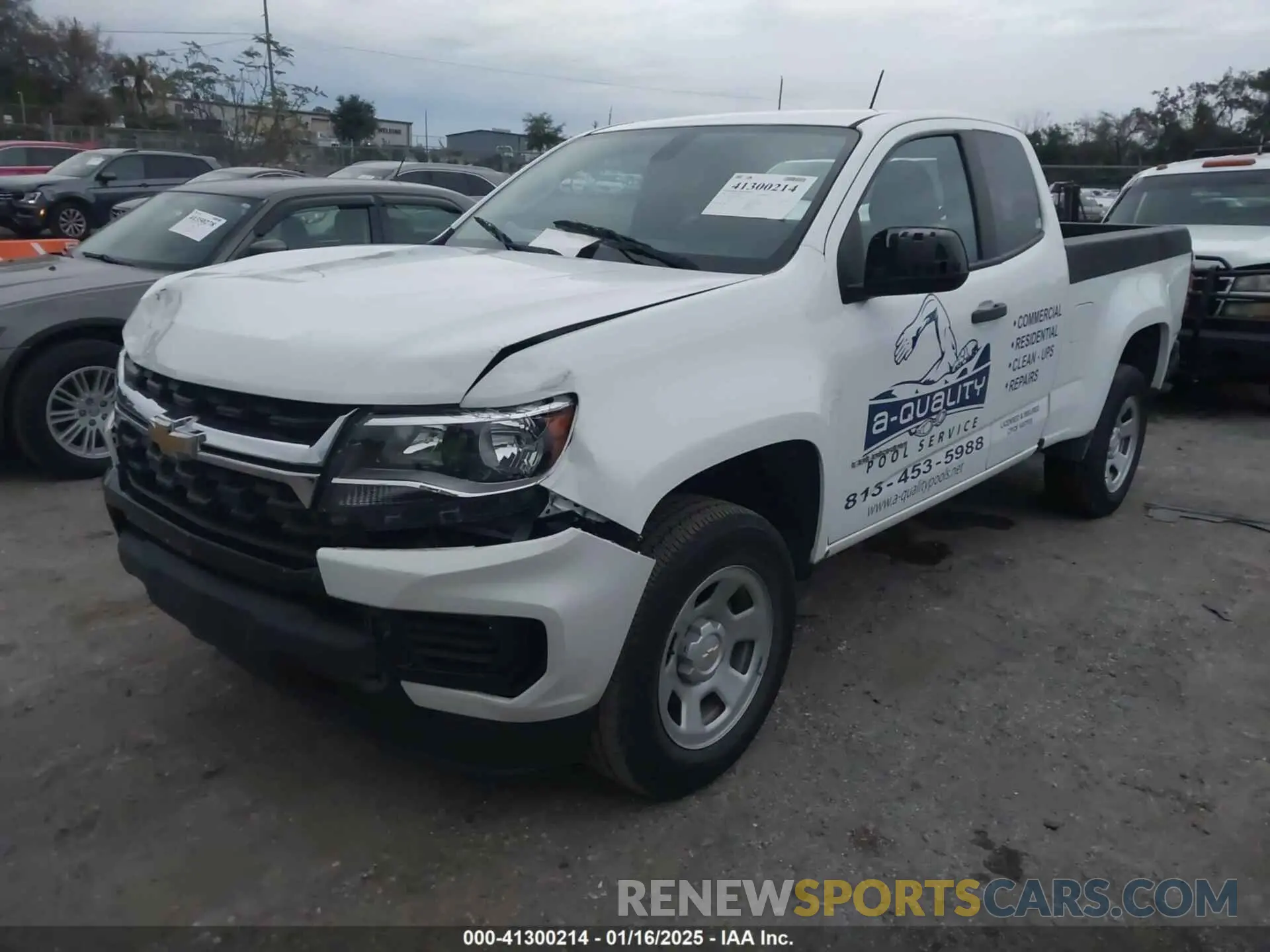 2 fotografías del automóvil dañado 1GCHSBEA8N1264935 CHEVROLET COLORADO 2022