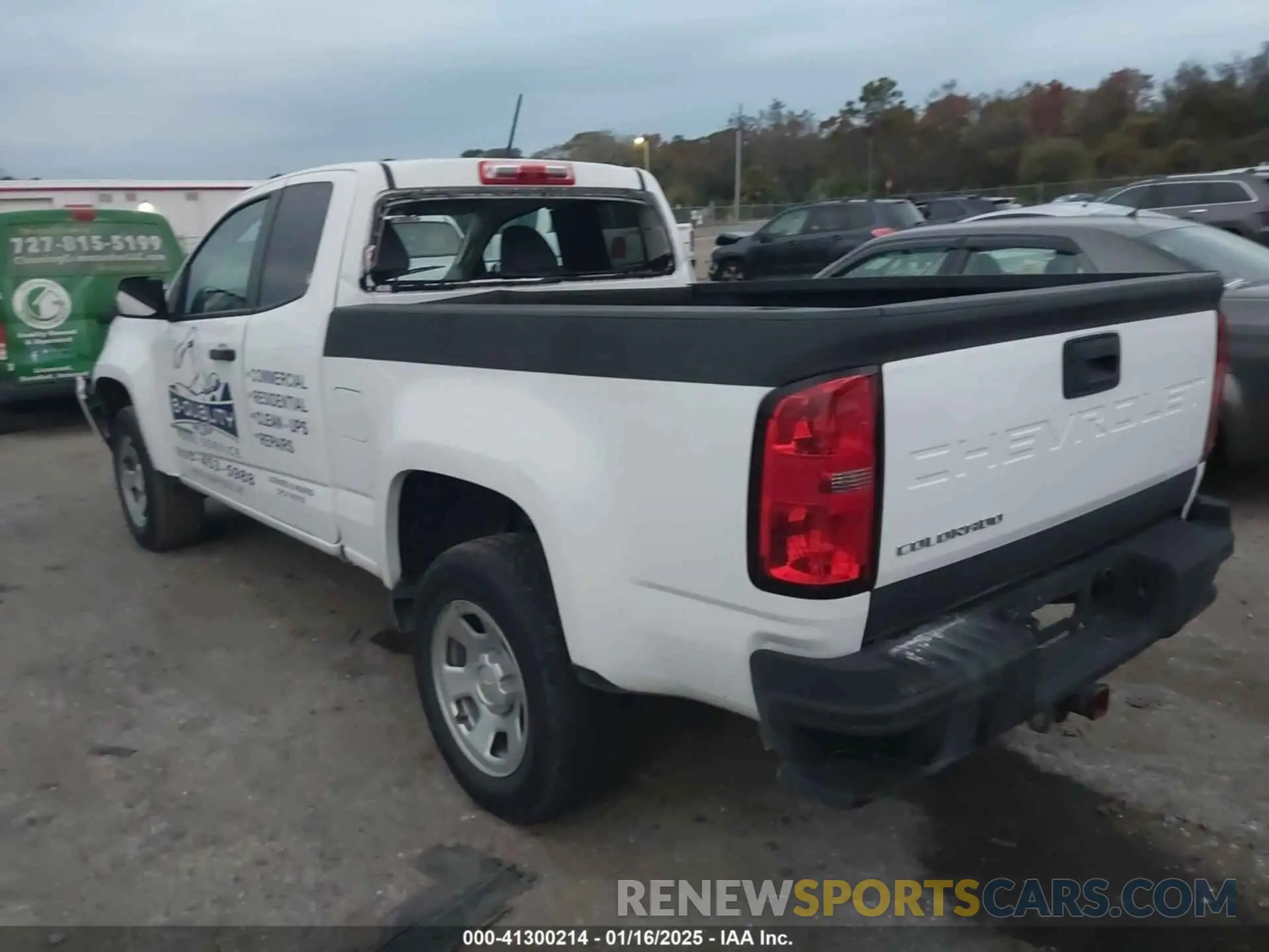 3 fotografías del automóvil dañado 1GCHSBEA8N1264935 CHEVROLET COLORADO 2022