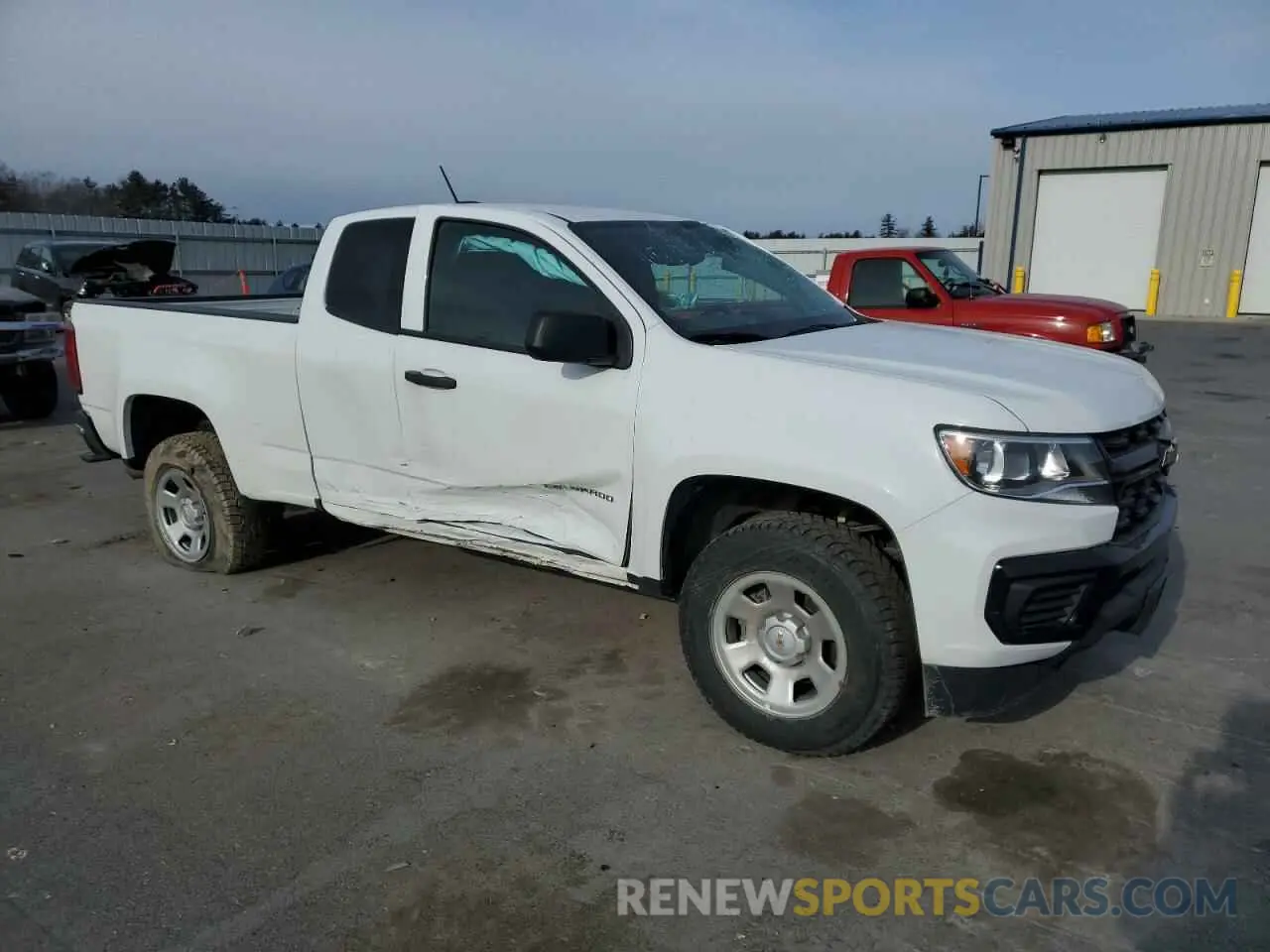 4 fotografías del automóvil dañado 1GCHSBEN1N1314402 CHEVROLET COLORADO 2022