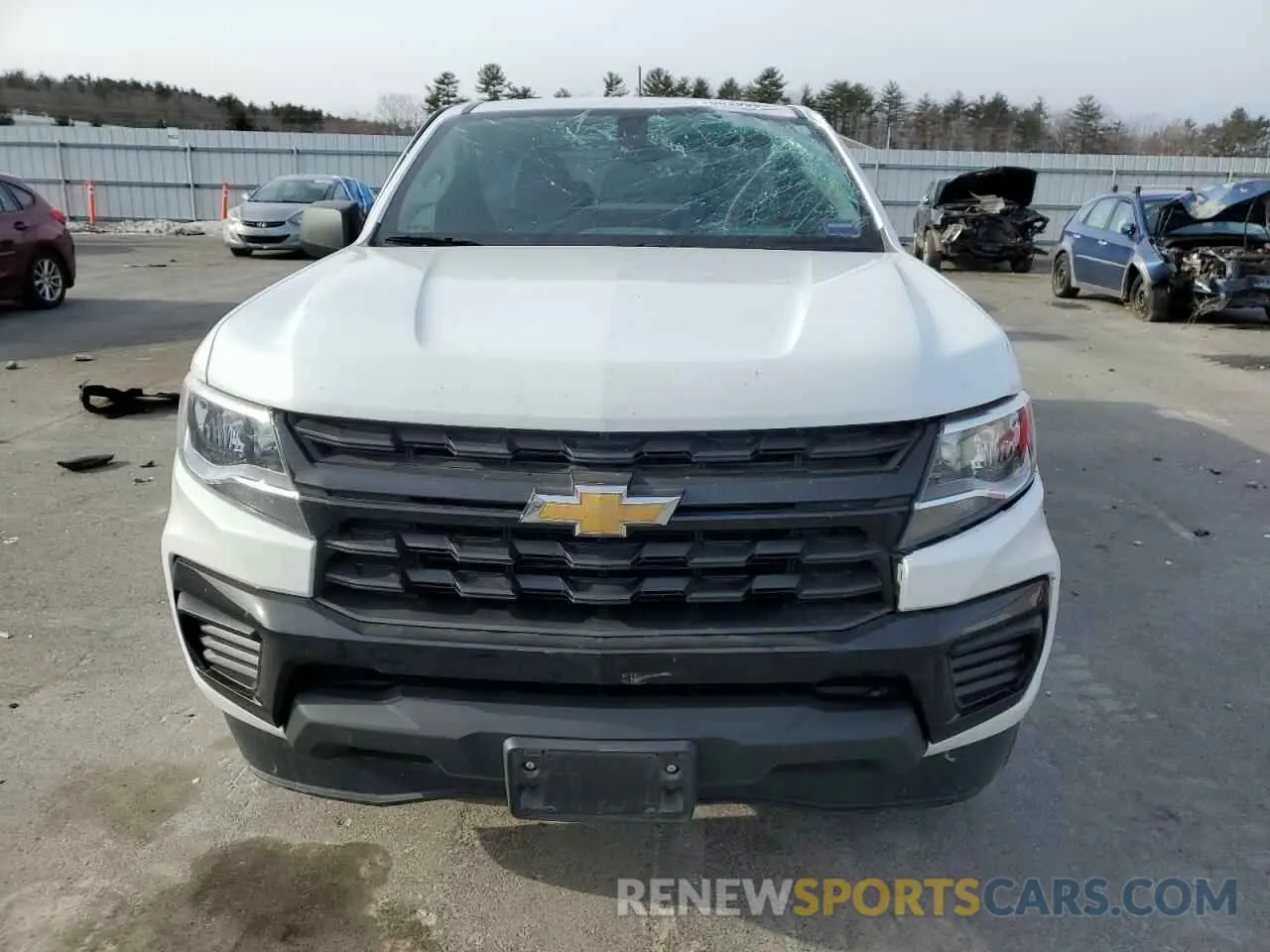 5 fotografías del automóvil dañado 1GCHSBEN1N1314402 CHEVROLET COLORADO 2022