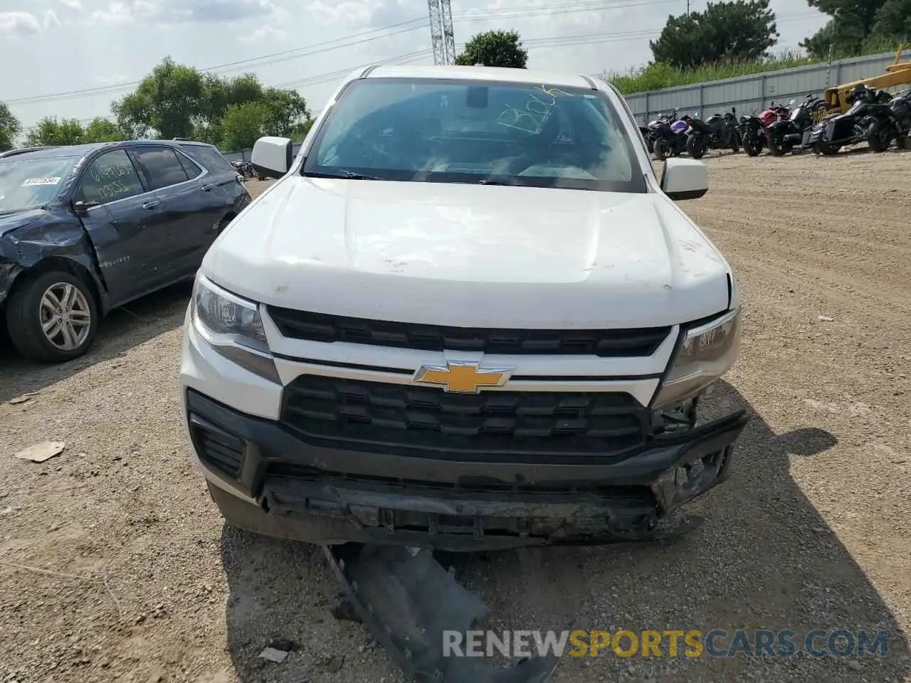 5 fotografías del automóvil dañado 1GCHSBEN3N1124777 CHEVROLET COLORADO 2022