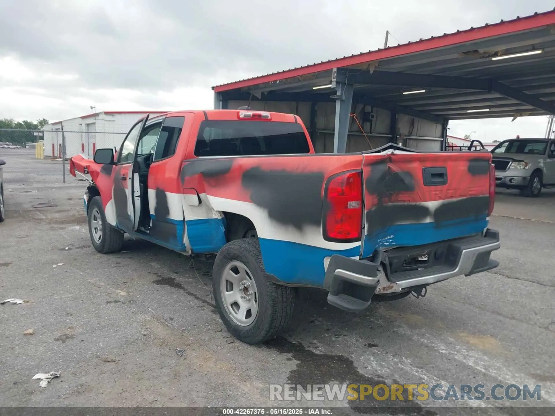 3 fotografías del automóvil dañado 1GCHSBEN9N1241134 CHEVROLET COLORADO 2022