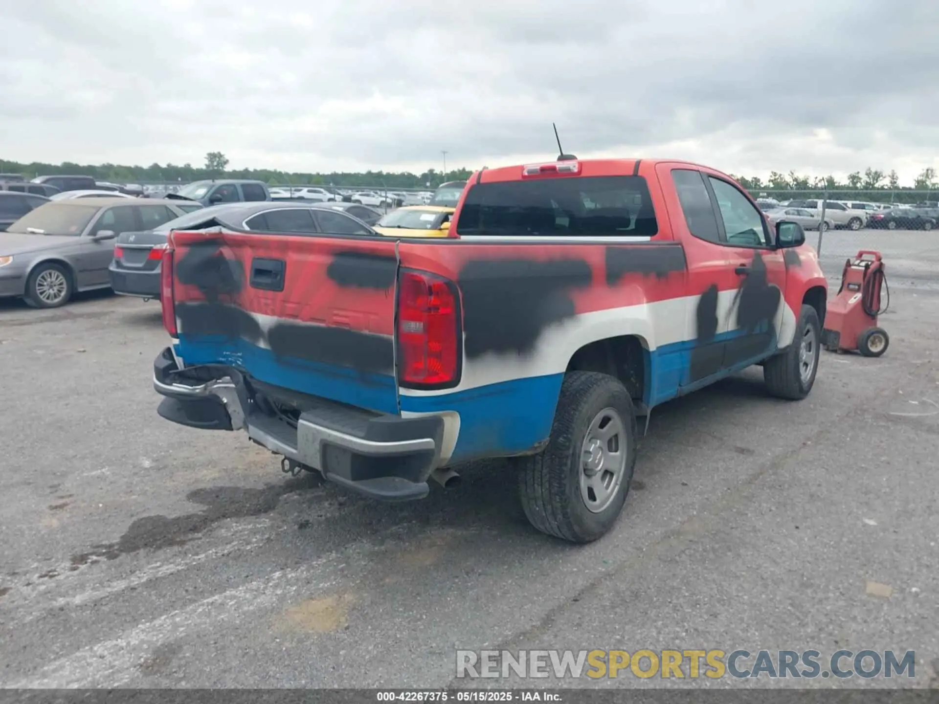 4 fotografías del automóvil dañado 1GCHSBEN9N1241134 CHEVROLET COLORADO 2022