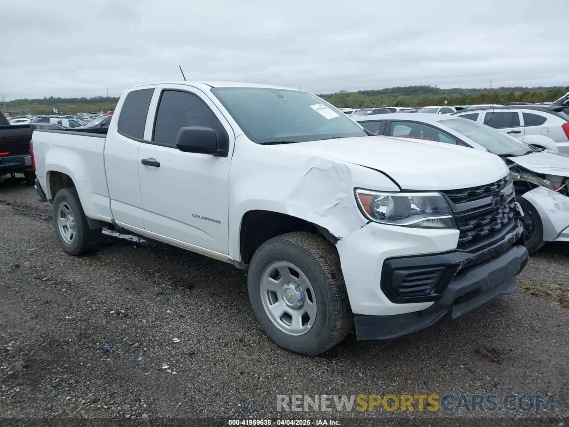 1 fotografías del automóvil dañado 1GCHSBENXN1323079 CHEVROLET COLORADO 2022