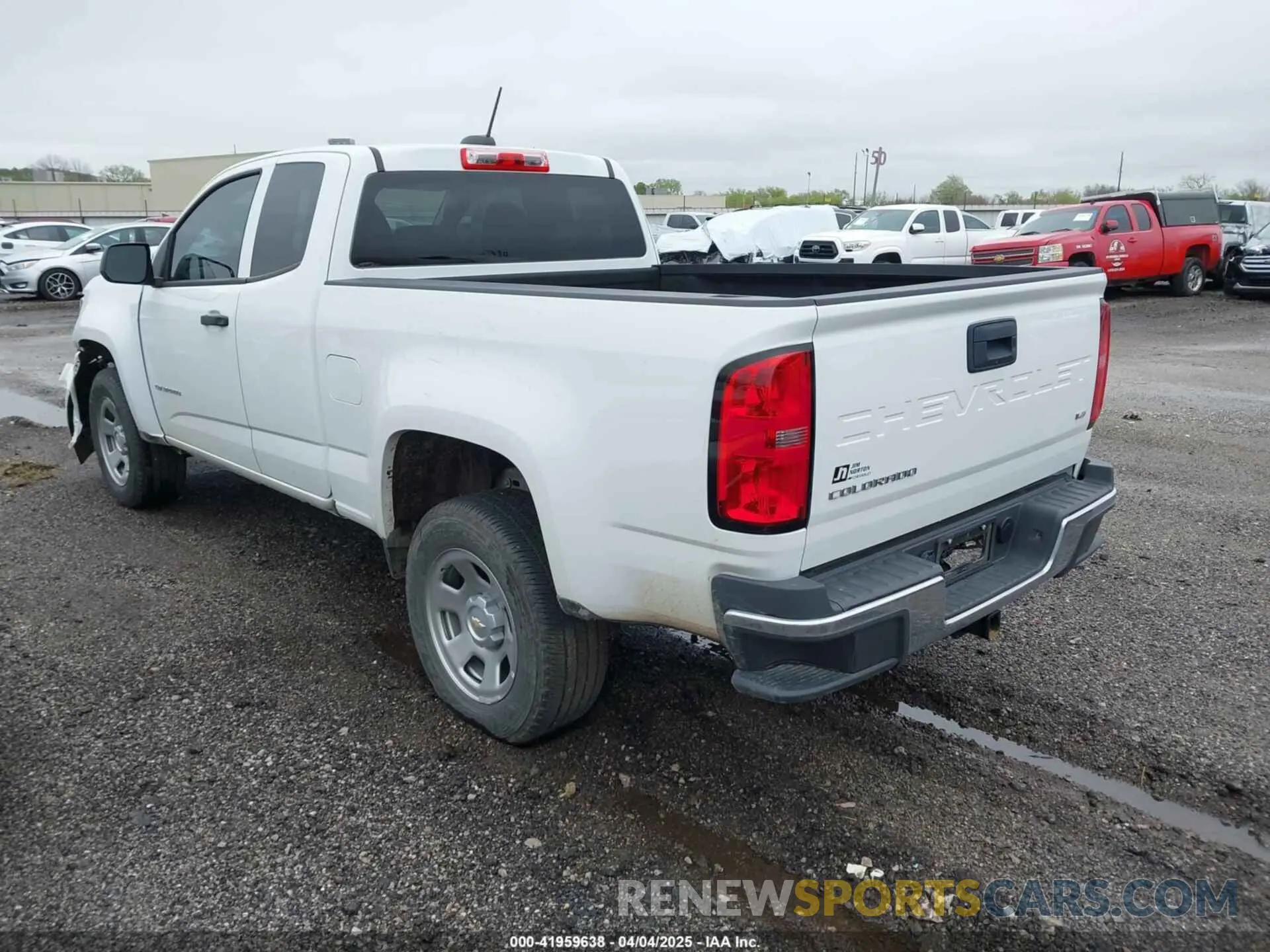 3 fotografías del automóvil dañado 1GCHSBENXN1323079 CHEVROLET COLORADO 2022