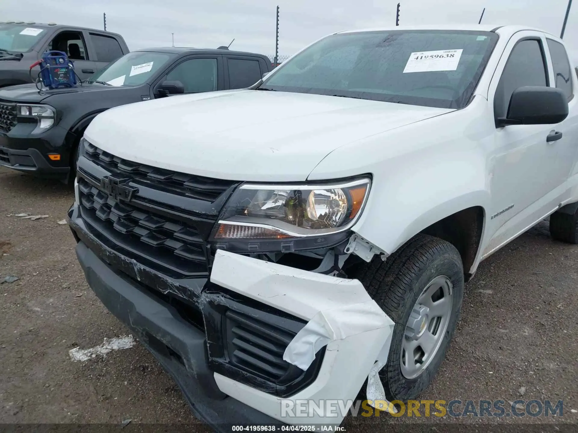 6 fotografías del automóvil dañado 1GCHSBENXN1323079 CHEVROLET COLORADO 2022