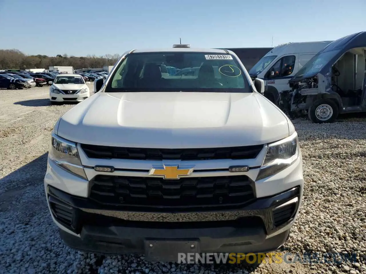 5 fotografías del automóvil dañado 1GCHSCEA0N1116610 CHEVROLET COLORADO 2022