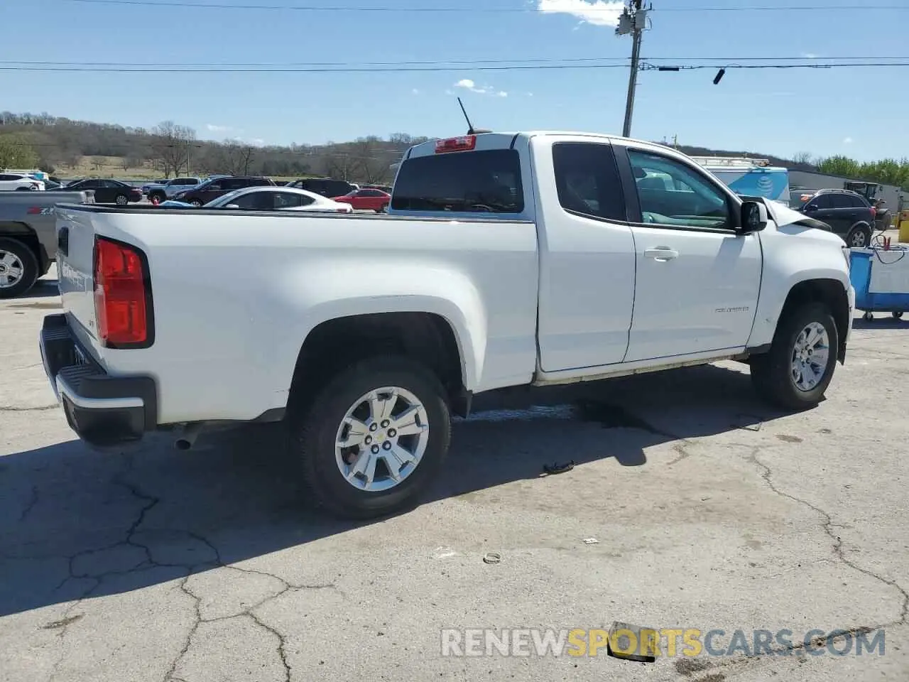 3 fotografías del automóvil dañado 1GCHSCEA1N1221740 CHEVROLET COLORADO 2022