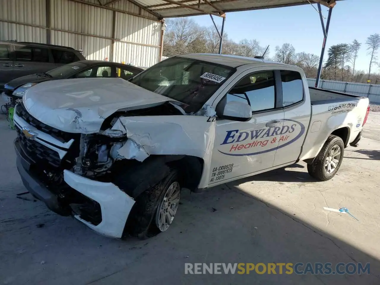 1 fotografías del automóvil dañado 1GCHSCEA2N1130623 CHEVROLET COLORADO 2022
