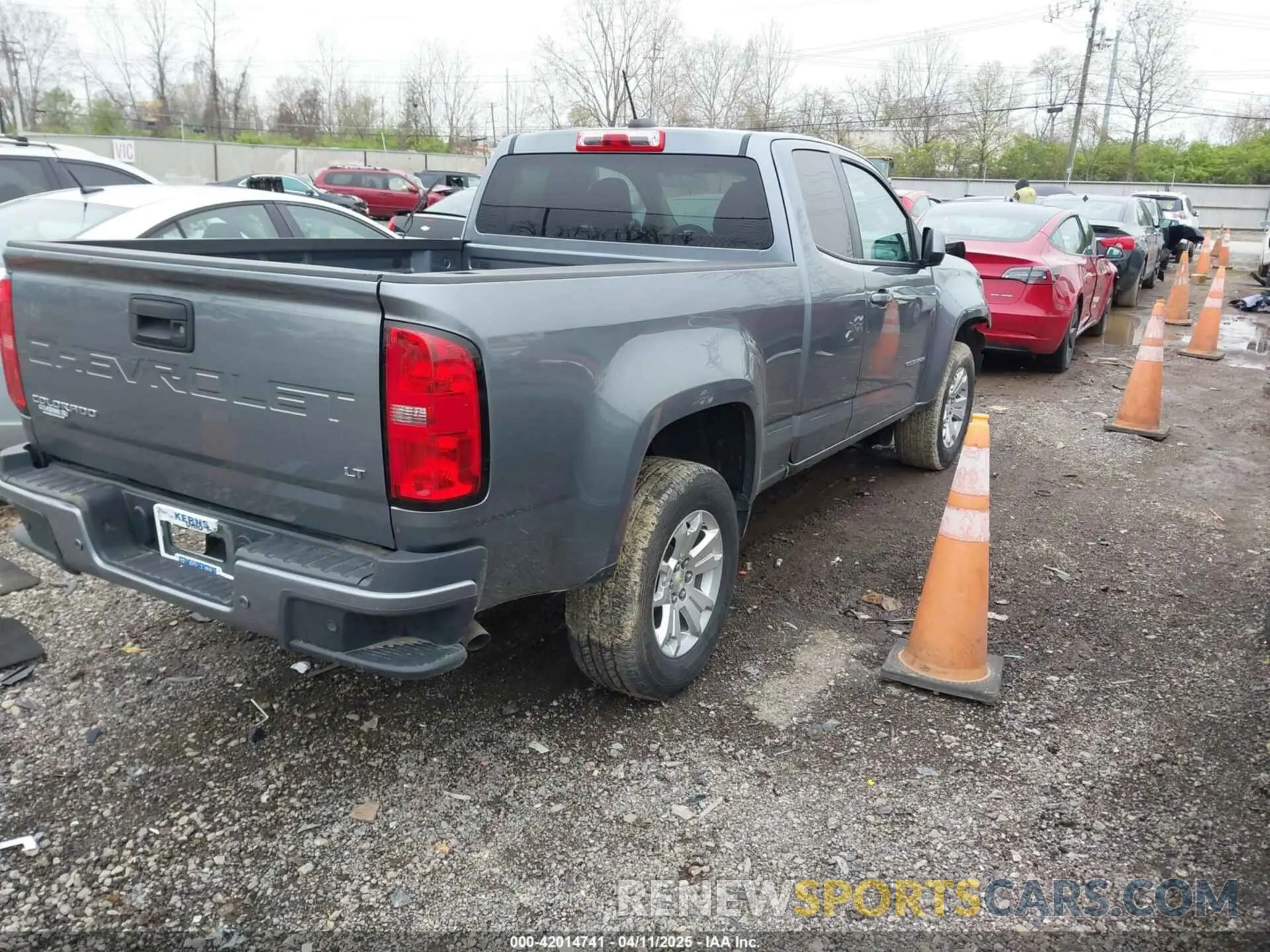 4 fotografías del automóvil dañado 1GCHSCEA3N1158107 CHEVROLET COLORADO 2022