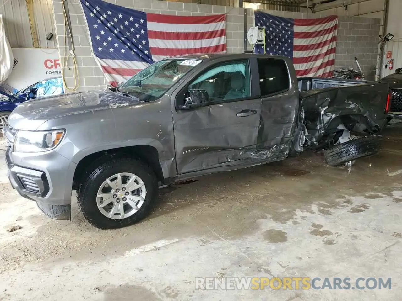 1 fotografías del automóvil dañado 1GCHSCEA4N1126377 CHEVROLET COLORADO 2022