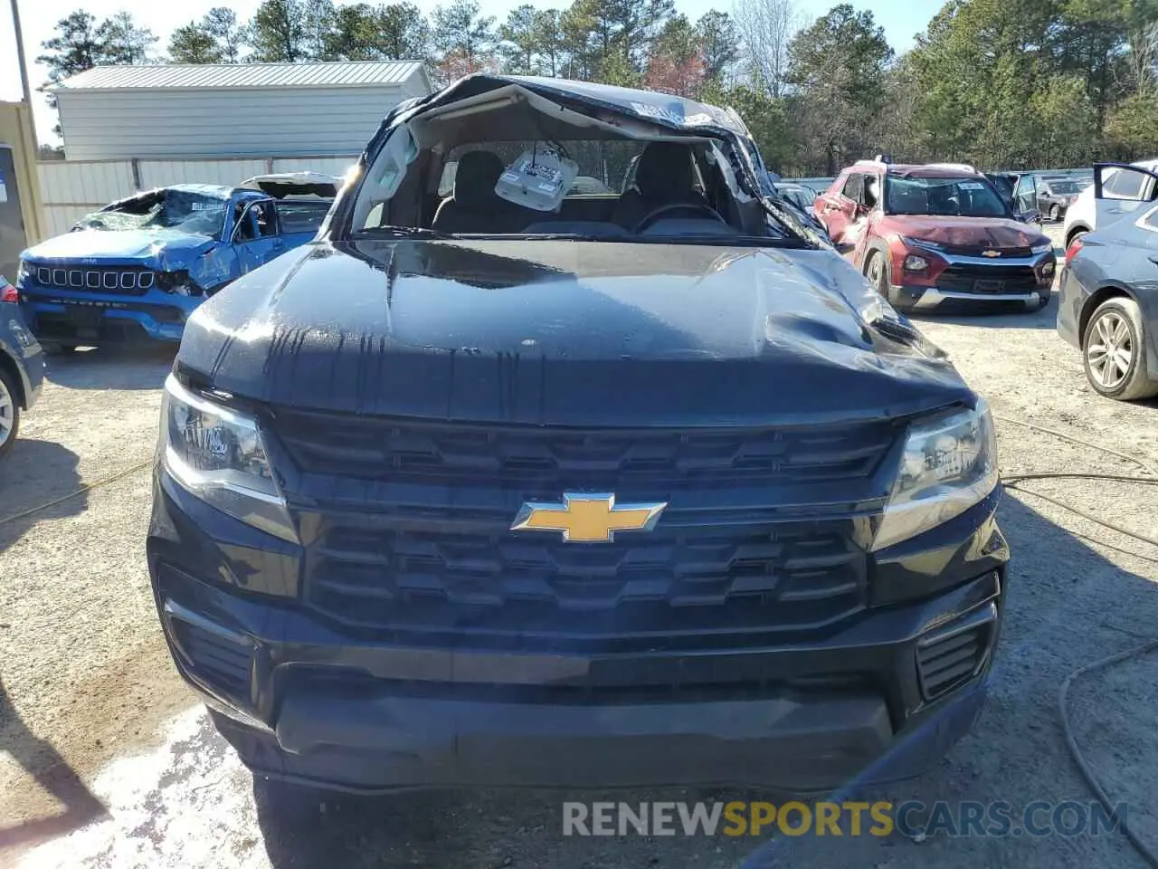 5 fotografías del automóvil dañado 1GCHSCEA4N1256790 CHEVROLET COLORADO 2022