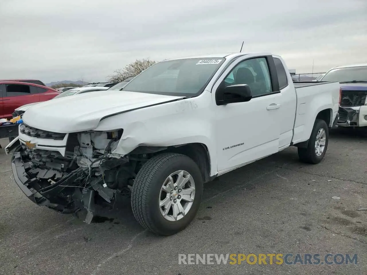 1 fotografías del automóvil dañado 1GCHSCEA5N1236984 CHEVROLET COLORADO 2022
