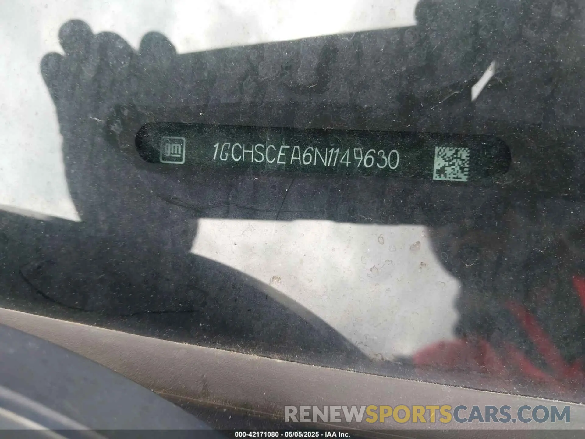 9 fotografías del automóvil dañado 1GCHSCEA6N1149630 CHEVROLET COLORADO 2022